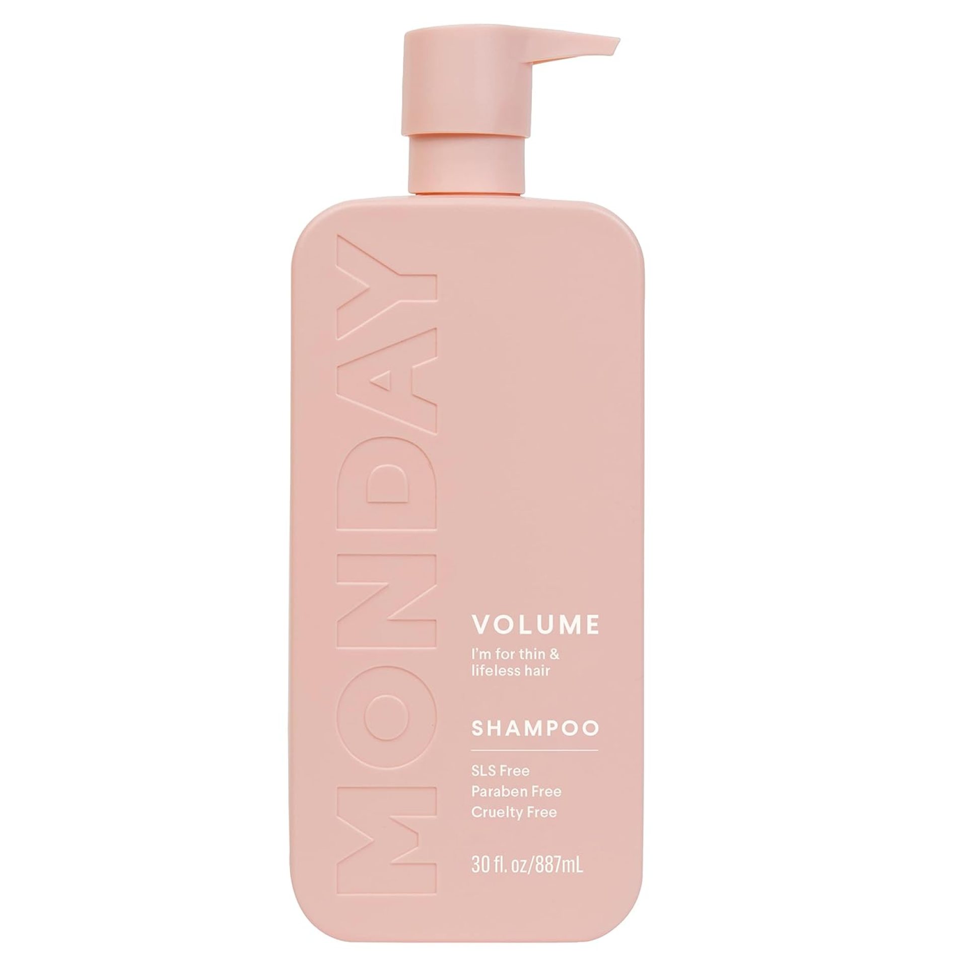 MONDAY HAIRCARE Volume Shampoo 887ml Bulk Pack (Amazon Exclusive), for Thin, Fine, and Oily Hair, Made from Coconut Oil, Ginger Extract, & Vitamin E, 100% Recyclable Bottles MONDAY HAIRCARE Volume Shampoo 887ml Bulk Pack (Amazon Exclusive), for Thin, Fine, and Oily Hair, Made from Coconut Oil, Ginger Extract, & Vitamin E, 100% Recyclable Bottles