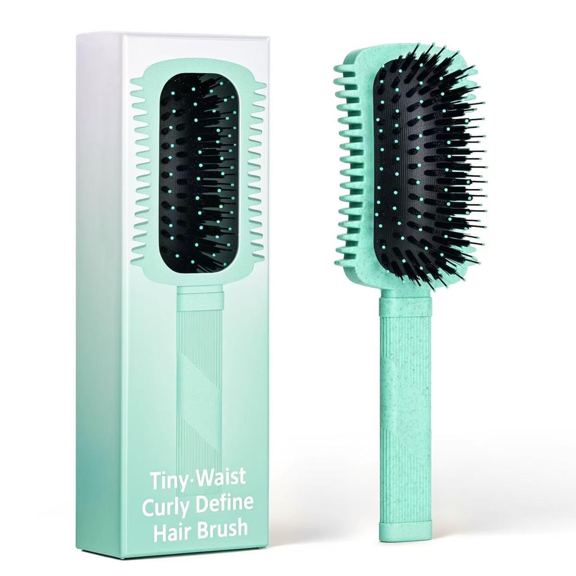 Curly Hair Brush Defining, Volume Brush for Curly Hair, Curl Defining Brush, Shaping and Styling Women’s Curls (Green 1PC) Curly Hair Brush Defining, Volume Brush for Curly Hair, Curl Defining Brush, Shaping and Styling Women’s Curls (Green 1PC)