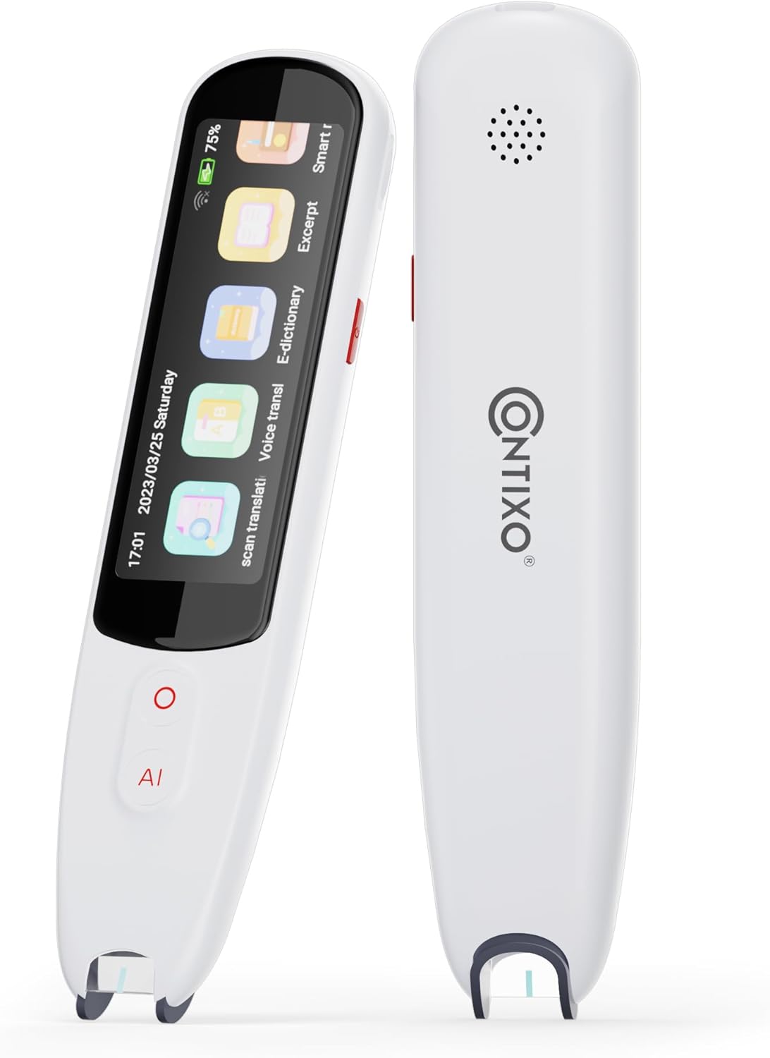 Contixo P2 Smart Scanning Travel Translator Pen Device, Up to 134 Languages, Voice, Photo Camera, and Recording Features Contixo P2 Smart Scanning Travel Translator Pen Device, Up to 134 Languages, Voice, Photo Camera, and Recording Features