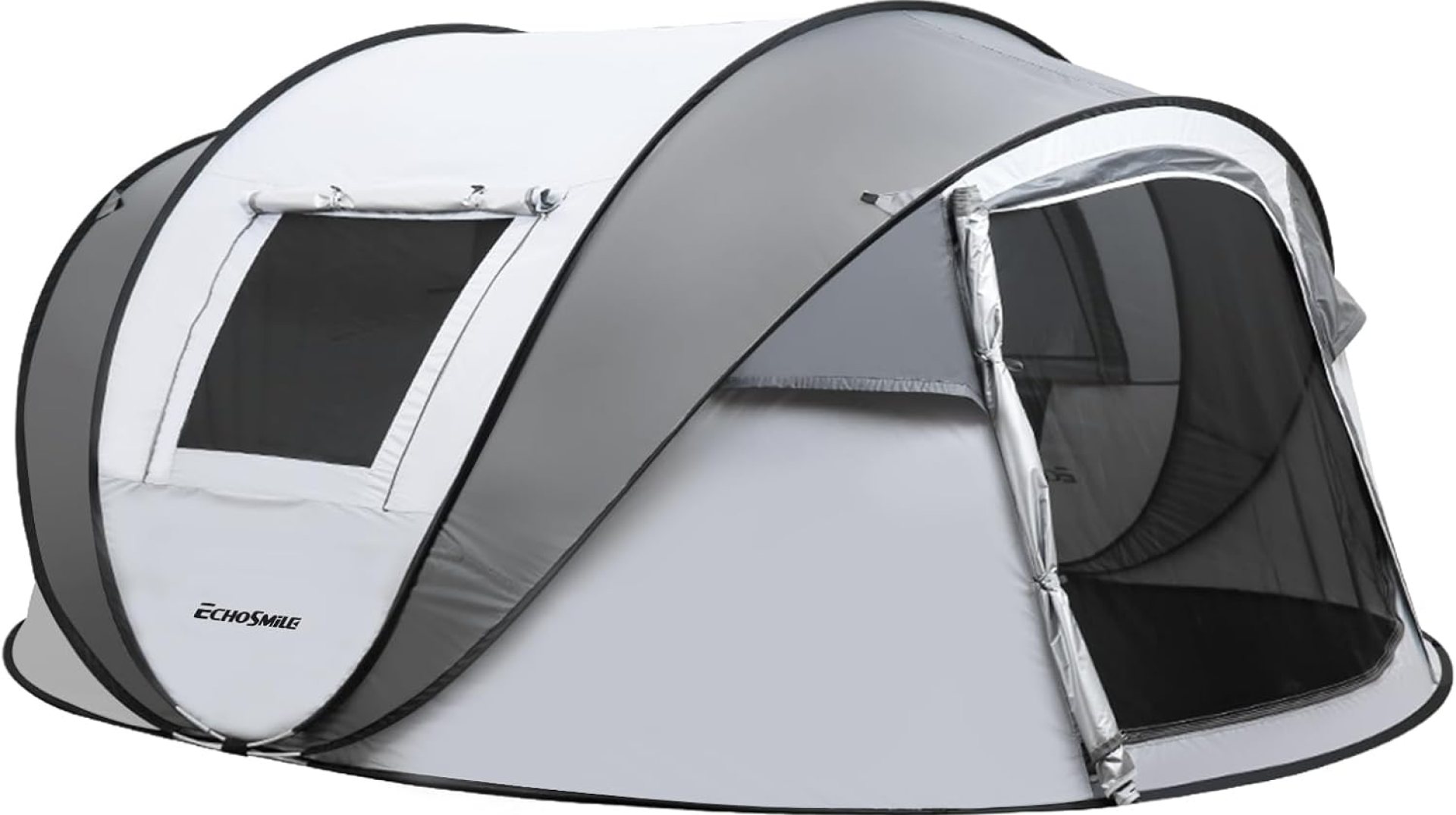 EchoSmile Camping Instant Pop Up Tent, 2/4/6/8/10 Person, Water Resistant Dome, Easy Setup for Camping Hiking and Outdoor, Portable with Carry Bag, 3 Season EchoSmile Camping Instant Pop Up Tent, 2/4/6/8/10 Person, Water Resistant Dome, Easy Setup for Camping Hiking and Outdoor, Portable with Carry Bag, 3 Season