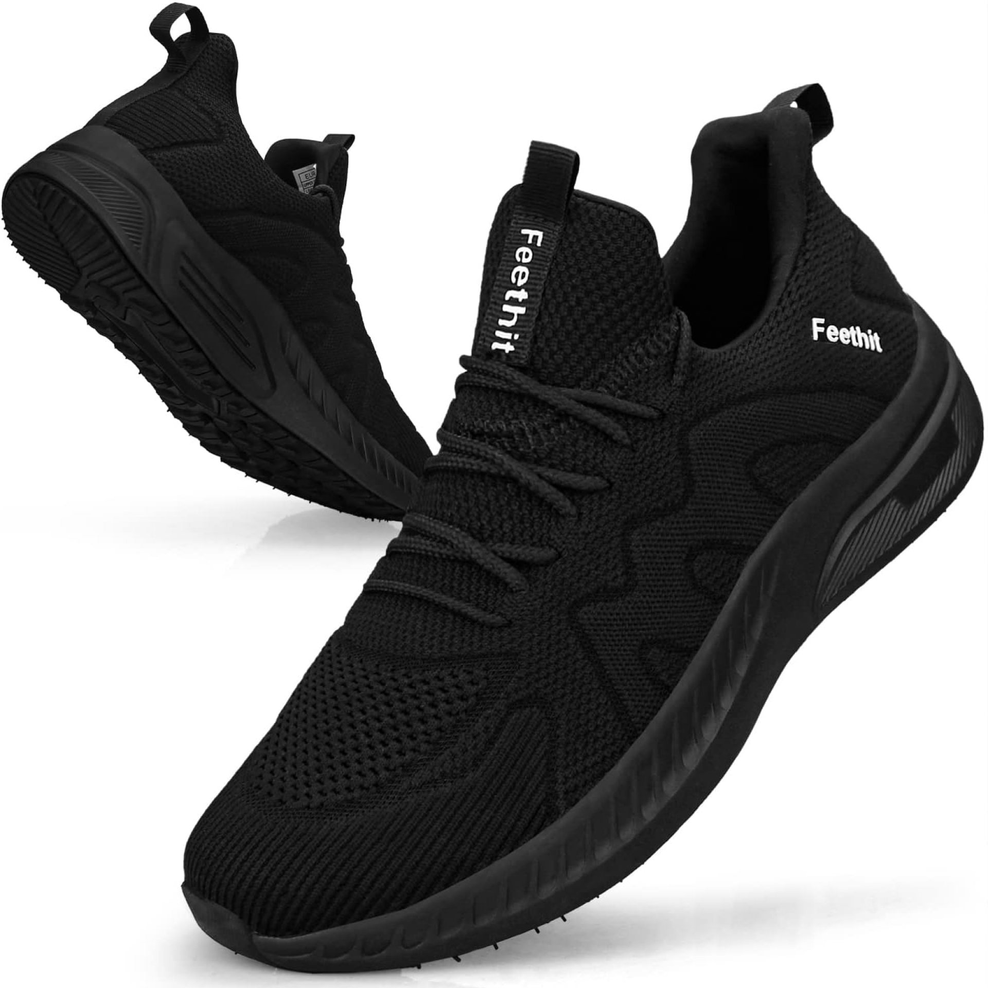 Feethit Mens Non Slip Walking Sneakers Lightweight Breathable Slip on Running Shoes Athletic Gym Tennis Shoes for Men Feethit Mens Non Slip Walking Sneakers Lightweight Breathable Slip on Running Shoes Athletic Gym Tennis Shoes for Men