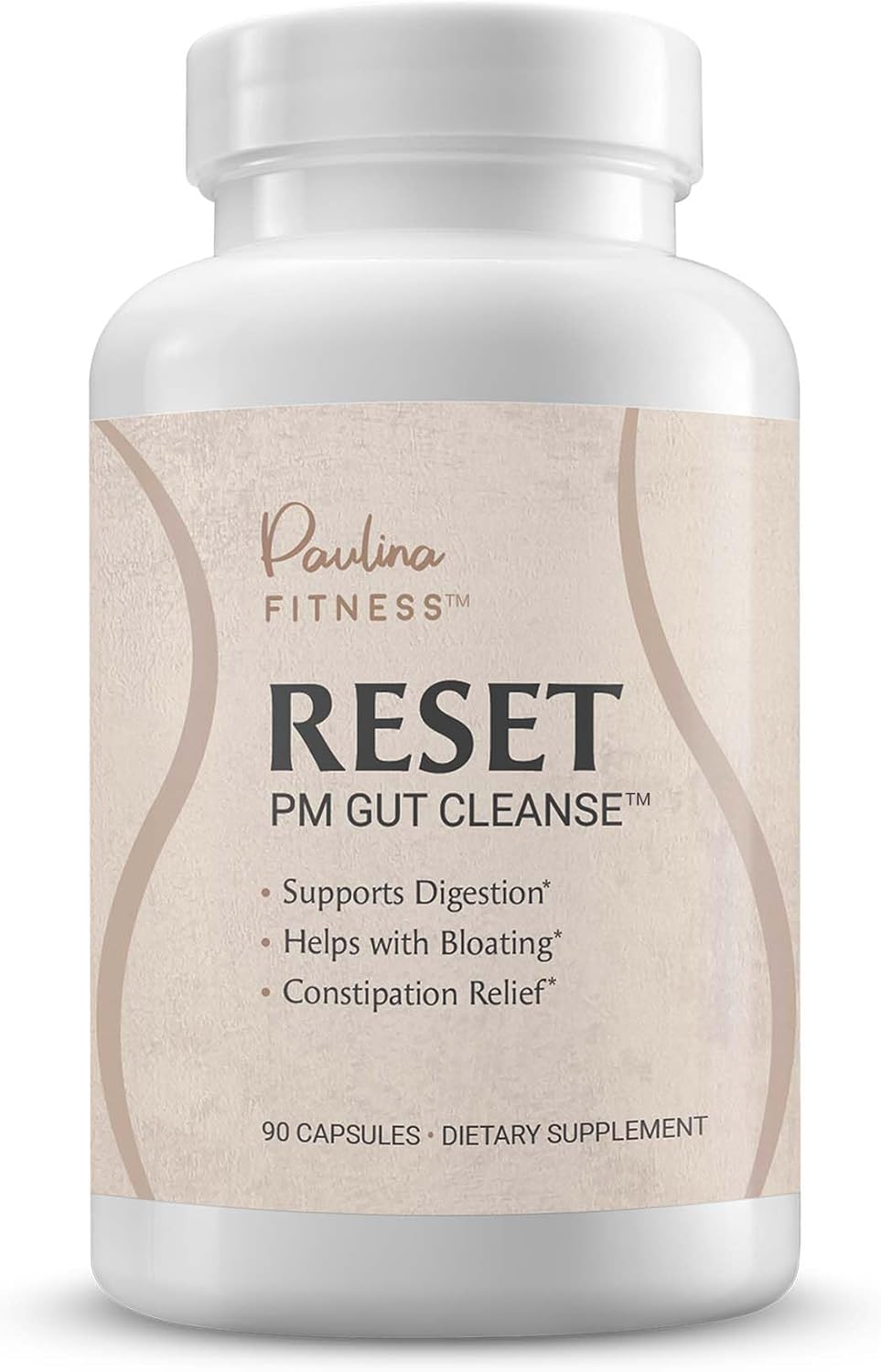 Paulina FITNESS Reset Overnight Digestive Aid, Bloating Relief, & Gut Health Supplement | Natural Detox & Digestive Cleanse to Support Weight Management and Relieve Constipation | 90 Capsules Paulina FITNESS Reset Overnight Digestive Aid, Bloating Relief, & Gut Health Supplement | Natural Detox & Digestive Cleanse to Support Weight Management and Relieve Constipation | 90 Capsules