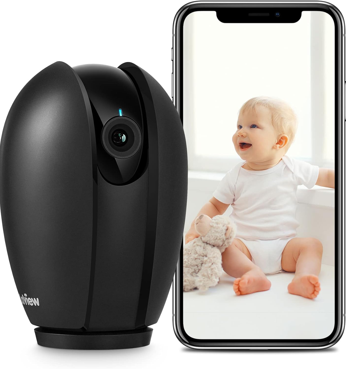 LaView Indoor Security Camera, 1080P Home Security Camera with Sound & Motion Detection, 360° Baby Monitor with Phone App, WIFI Pet Camera,2-Ways Audio, Night Vision,SD&Cloud storage, Works with Alexa LaView Indoor Security Camera, 1080P Home Security Camera with Sound & Motion Detection, 360° Baby Monitor with Phone App, WIFI Pet Camera,2-Ways Audio, Night Vision,SD&Cloud storage, Works with Alexa