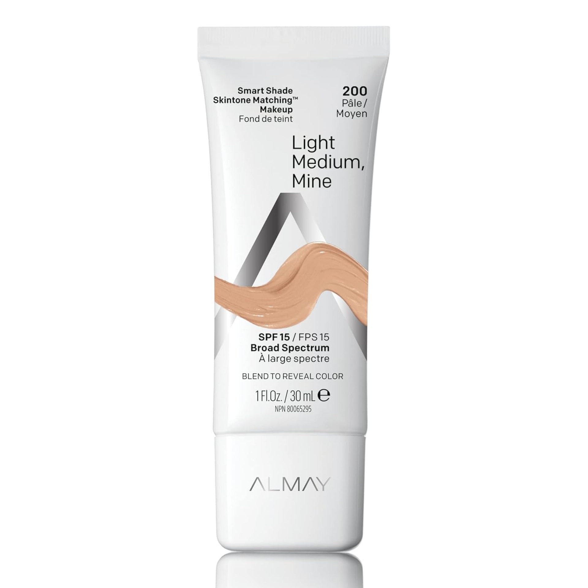 Almay Skintone Matching Foundation, Smart Shade Face Makeup, Hypoallergenic, Oil Free-Fragrance Free, Dermatologist Tested with SPF 15, Light, Medium Mine, 1 Oz Almay Skintone Matching Foundation, Smart Shade Face Makeup, Hypoallergenic, Oil Free-Fragrance Free, Dermatologist Tested with SPF 15, Light, Medium Mine, 1 Oz