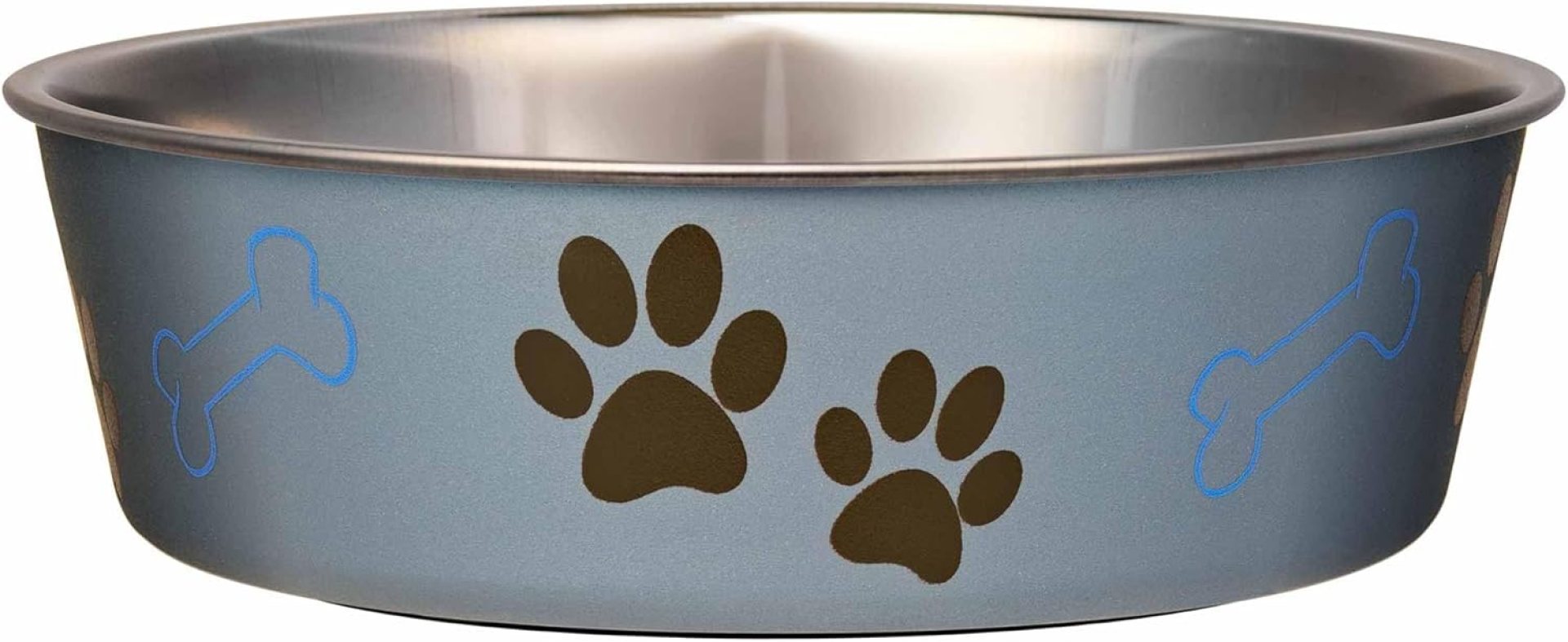 Loving Pets Bella Dog Bowls- Stainless Steel Dog & Cat Bowls – Spill Proof Dog Food Bowl, Cat Bowl, Puppy Essentials & Pet Supplies Great for Home & Travel (Large 35-65 lbs, Blueberry) Loving Pets Bella Dog Bowls- Stainless Steel Dog & Cat Bowls – Spill Proof Dog Food Bowl, Cat Bowl, Puppy Essentials & Pet Supplies Great for Home & Travel (Large 35-65 lbs, Blueberry)