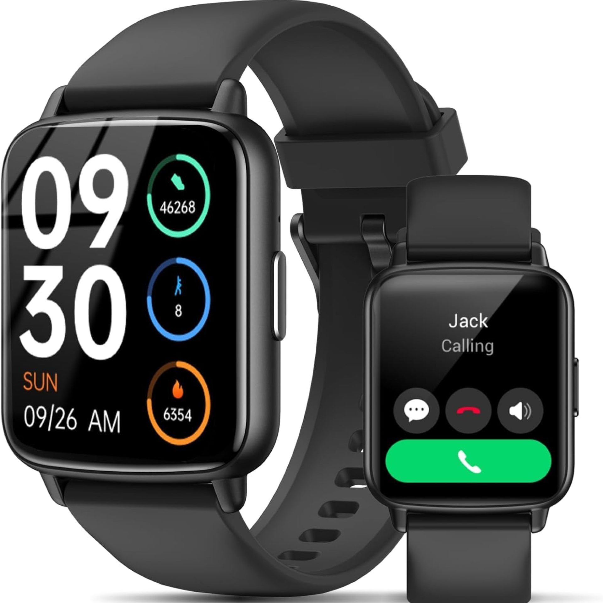Smart Watch, 1.83″ HD Smartwatch for Men Women (Answer/Make Calls), Fitness Watch with 100+ Sport Modes, IP68 Waterproof/Heart Rate/Sleep Monitor, Activity Trackers for iOS/Android (Black) Smart Watch, 1.83″ HD Smartwatch for Men Women (Answer/Make Calls), Fitness Watch with 100+ Sport Modes, IP68 Waterproof/Heart Rate/Sleep Monitor, Activity Trackers for iOS/Android (Black)