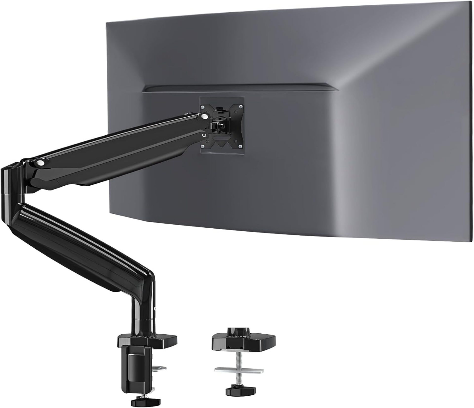 MOUNTUP Ultrawide Monitor Arm for Max 40 Inch Screen, Heavy Duty Monitor Desk Mount Support 6.6-30.9lbs, Gas Spring Computer Monitors Stand for Desk, VESA Mount with Clamp & Grommet Base MOUNTUP Ultrawide Monitor Arm for Max 40 Inch Screen, Heavy Duty Monitor Desk Mount Support 6.6-30.9lbs, Gas Spring Computer Monitors Stand for Desk, VESA Mount with Clamp & Grommet Base