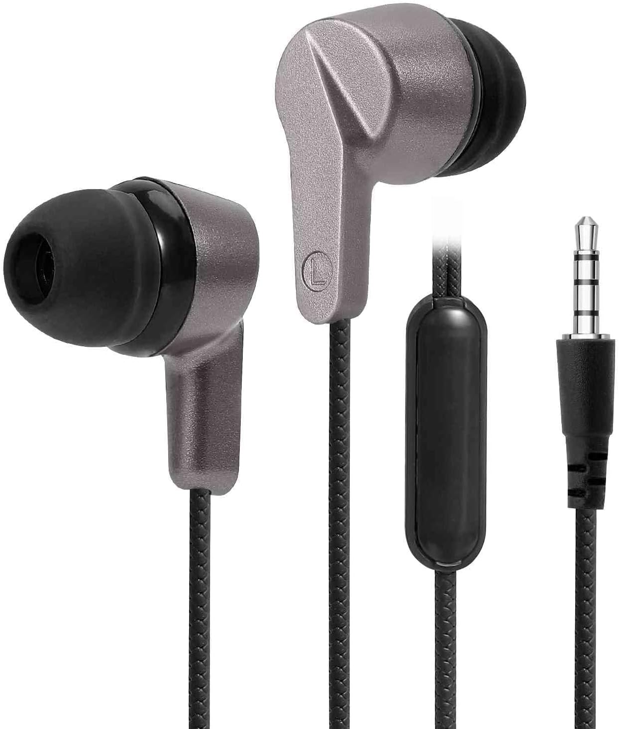 UrbanX R2 Wired in-Ear Headphones with Mic for Amazon Fire HD 10 Plus (2021) with Tangle-Free Cord, Noise Isolating Earphones, Deep Bass, in-Ear Bud Silicone Tips UrbanX R2 Wired in-Ear Headphones with Mic for Amazon Fire HD 10 Plus (2021) with Tangle-Free Cord, Noise Isolating Earphones, Deep Bass, in-Ear Bud Silicone Tips