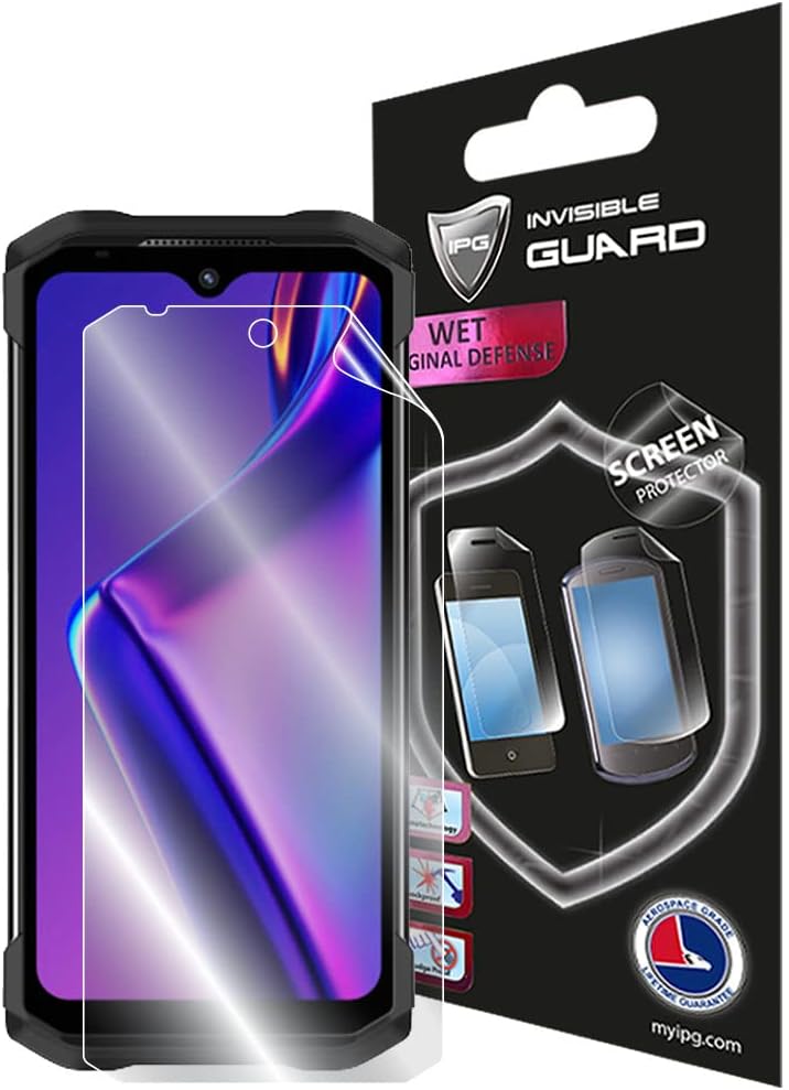 IPG For DOOGEE Rugged S99 Smartphone SCREEN Protector Hydrogel Invisible Touch Screen Sensitive Ultra HD Clear Film Anti Scratch Skin Guard – Smooth/Self-Healing/Bubble -Free Screen for S99 IPG For DOOGEE Rugged S99 Smartphone SCREEN Protector Hydrogel Invisible Touch Screen Sensitive Ultra HD Clear Film Anti Scratch Skin Guard – Smooth/Self-Healing/Bubble -Free Screen for S99