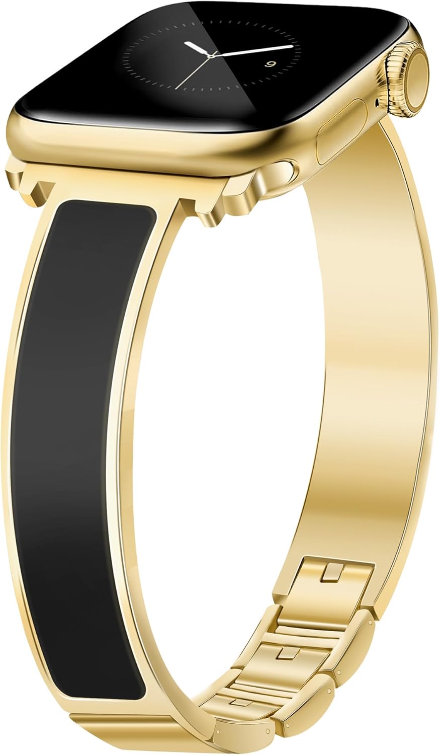 Gold Slim Watch Bands for Women Compatible with Apple Watch 42mm(S3/2/1) 44mm 45mm 46mm 49mm Jewelry Dressy Bracelet Metal Strap Adjustable for iWatch Series 10/9/8/7/6/5/4/3/2/1/SE/Ultra Gold Slim Watch Bands for Women Compatible with Apple Watch 42mm(S3/2/1) 44mm 45mm 46mm 49mm Jewelry Dressy Bracelet Metal Strap Adjustable for iWatch Series 10/9/8/7/6/5/4/3/2/1/SE/Ultra