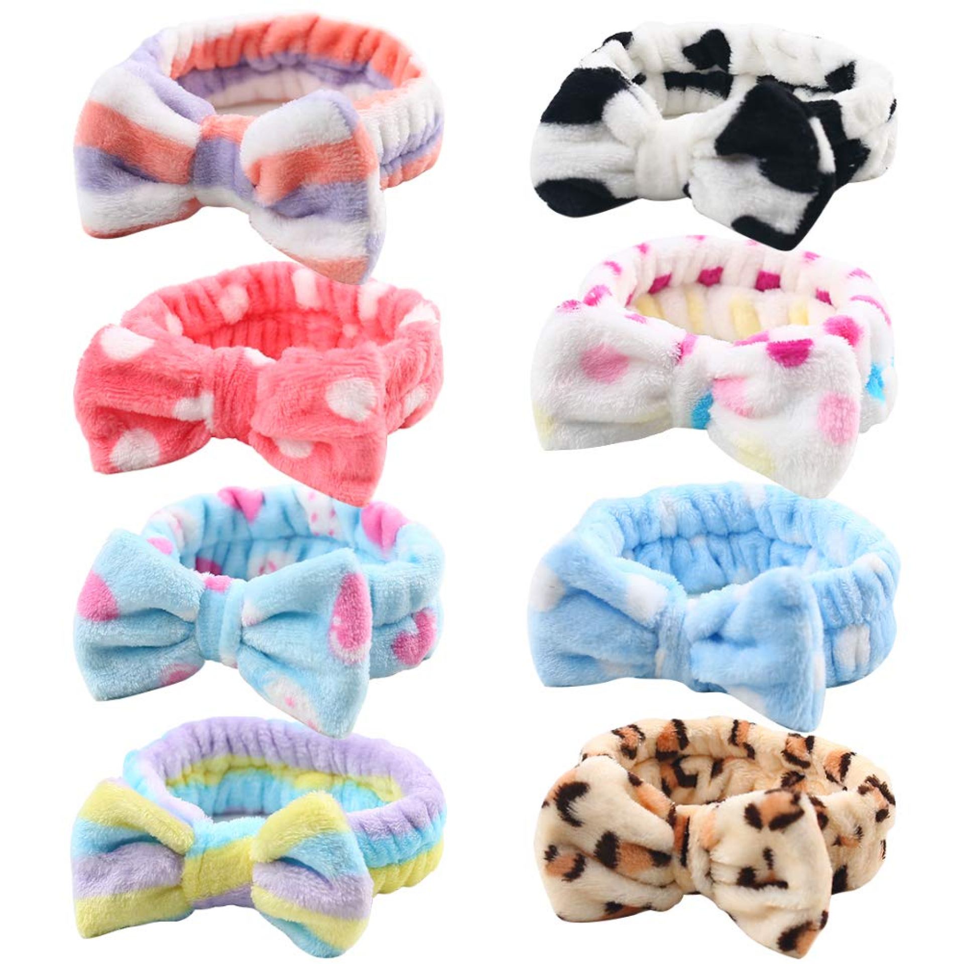 3 otters 8Pack Spa Headband, Makeup Headban for Women, Washing Face, Kids Spa Day Kit for Girls, Teen Easter Basket Stuffers 3 otters 8Pack Spa Headband, Makeup Headban for Women, Washing Face, Kids Spa Day Kit for Girls, Teen Easter Basket Stuffers
