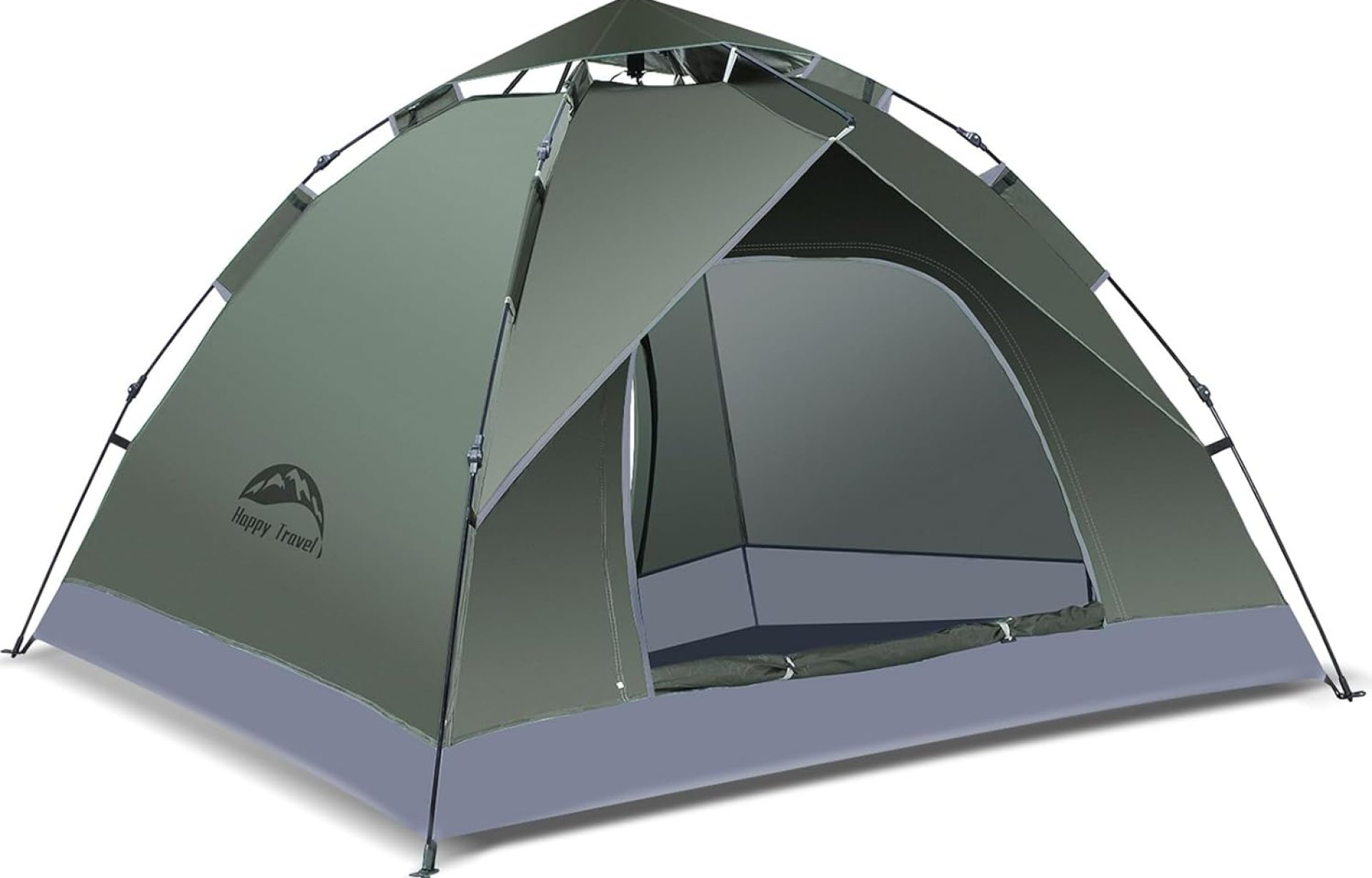 Happy Travel 1/2/3/4 Person Camping Tent, Instant Easy Pop Up Tents for Camping,Automatic Waterproof Family Camping Tent, Easy Set Up Tent,Portable Windproof Dome Tent for Camping Hiking & Traveling Happy Travel 1/2/3/4 Person Camping Tent, Instant Easy Pop Up Tents for Camping,Automatic Waterproof Family Camping Tent, Easy Set Up Tent,Portable Windproof Dome Tent for Camping Hiking & Traveling