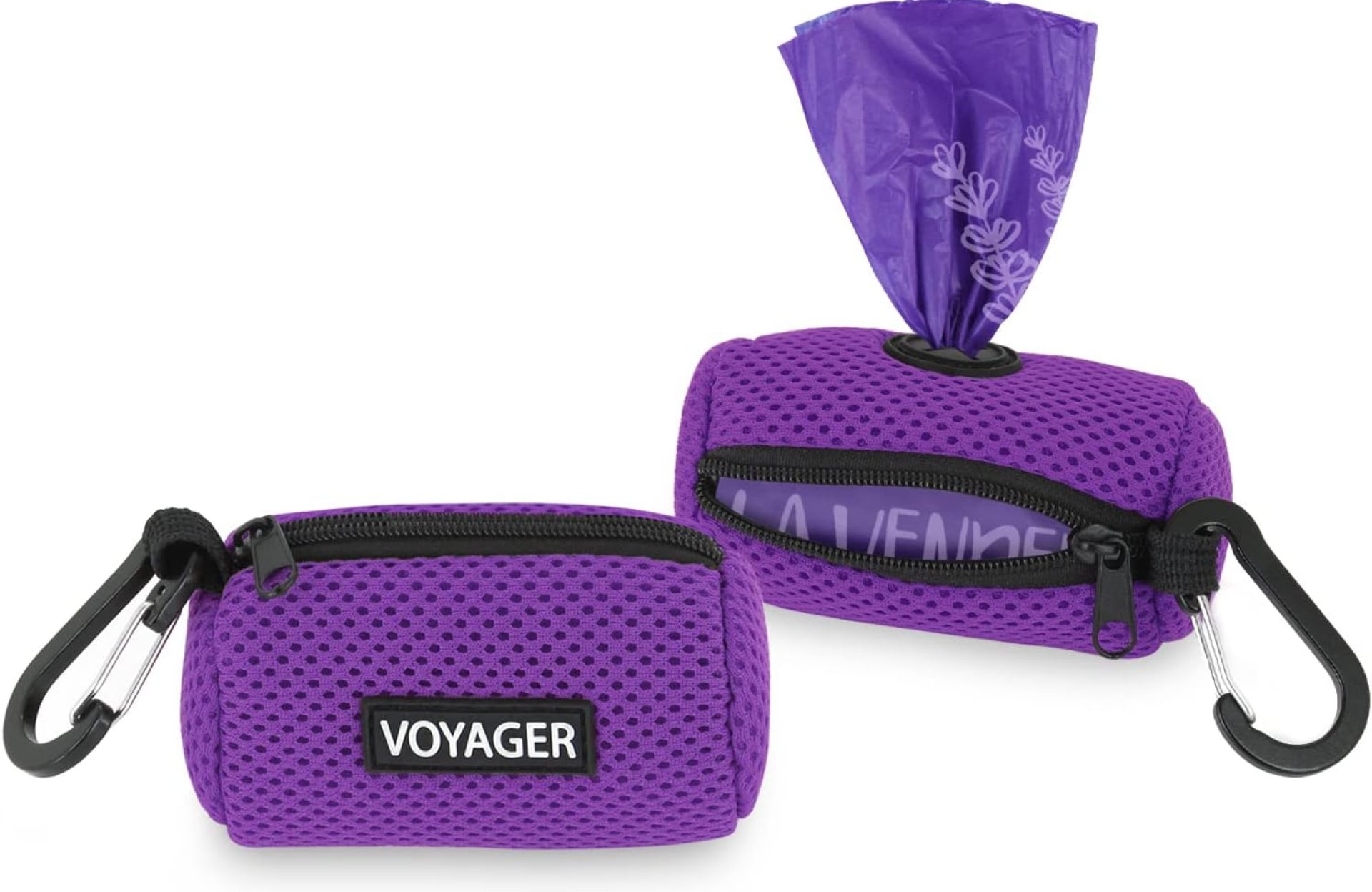 Best Pet Supplies 2-Pack Dog Poop Bag Holder Leash Attachment, Color, Reusable Mesh Dispenser Pouch for Travel, Walking, Park, and Outdoor Use, Soft and Durable with Clip-On – Mesh Purple Best Pet Supplies 2-Pack Dog Poop Bag Holder Leash Attachment, Color, Reusable Mesh Dispenser Pouch for Travel, Walking, Park, and Outdoor Use, Soft and Durable with Clip-On – Mesh Purple