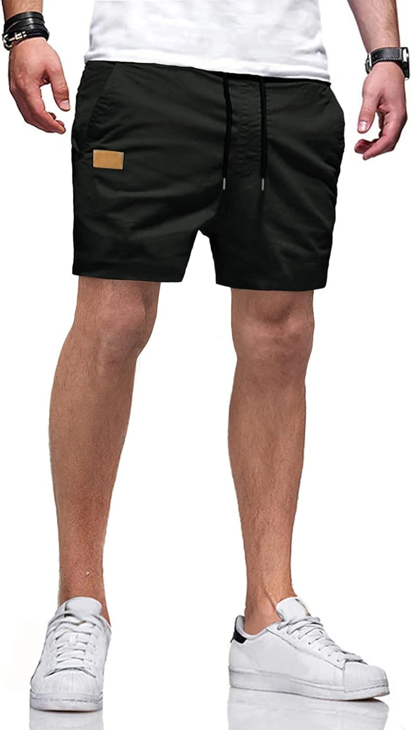 JMIERR Mens Casual Shorts – Cotton Drawstring Summer Beach Stretch Twill Chino Golf Shorts with Pockets JMIERR Mens Casual Shorts – Cotton Drawstring Summer Beach Stretch Twill Chino Golf Shorts with Pockets