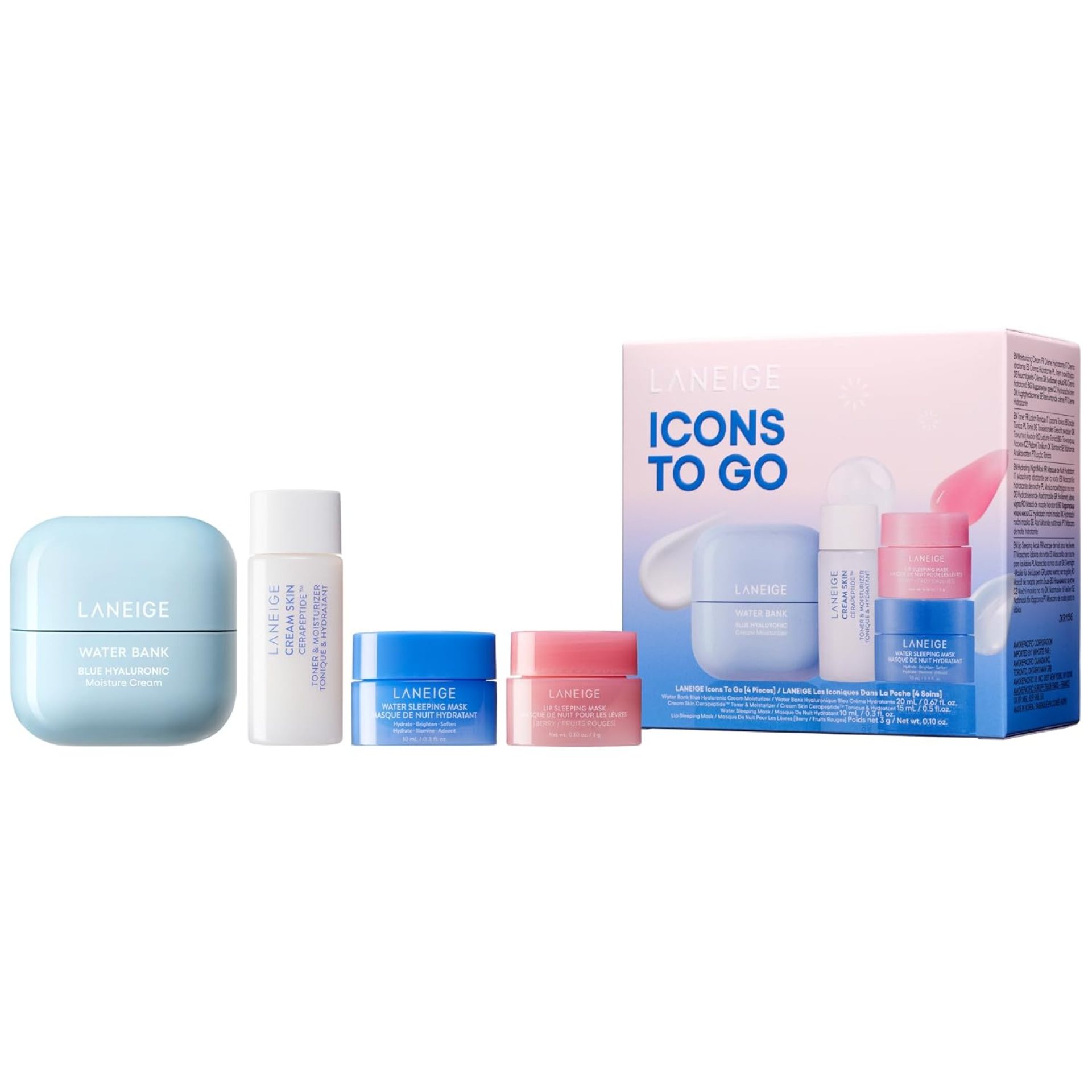 LANEIGE Water Bank Blue Hyaluronic Moisturizer: Barrier-Boosting Hydration, Squalane, Ceramide, Dermatologist-tested LANEIGE Water Bank Blue Hyaluronic Moisturizer: Barrier-Boosting Hydration, Squalane, Ceramide, Dermatologist-tested