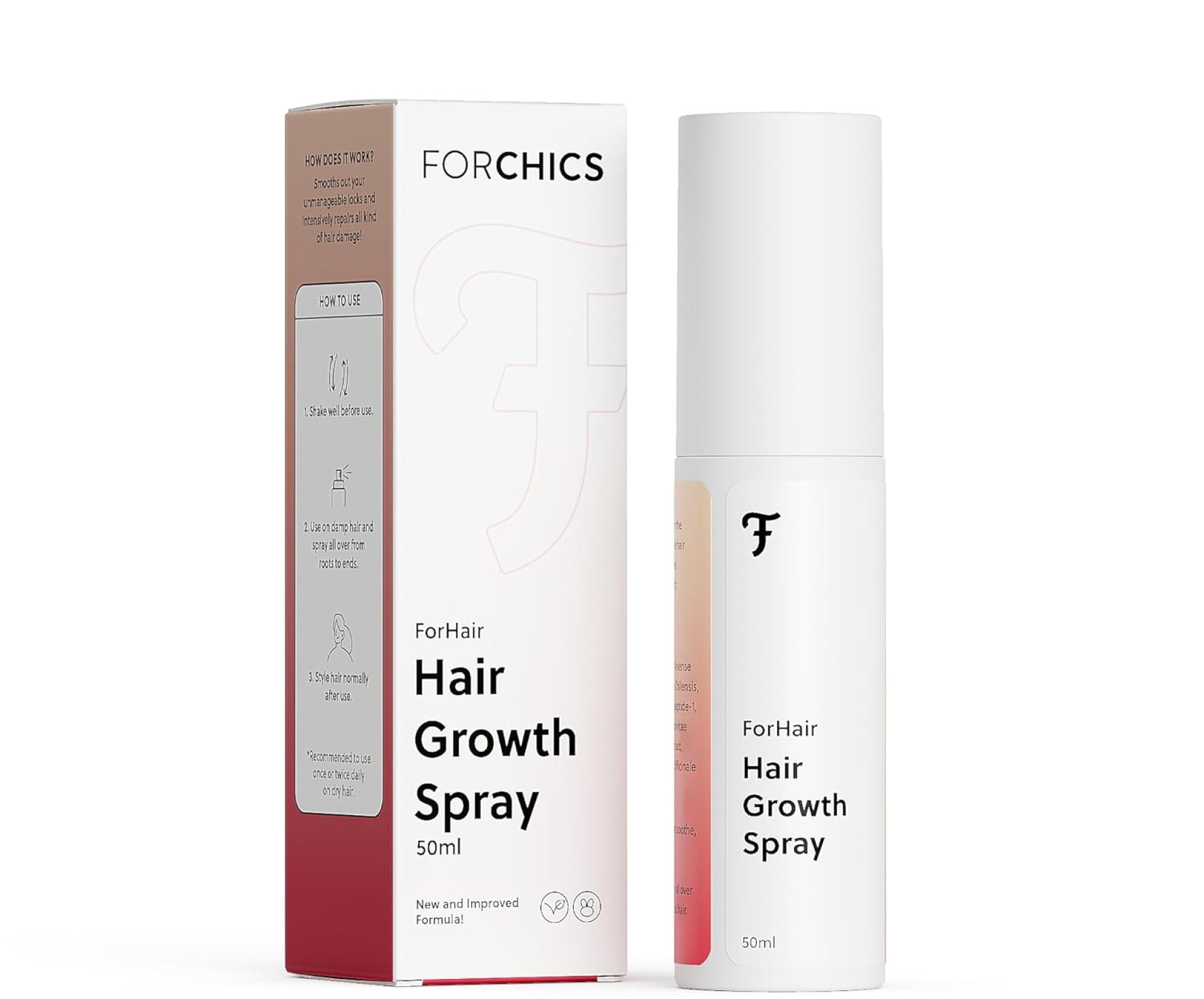 Advanced Hair Growth Oil Spray -Non-Greasy Hormone Free Formula – Promotes Thicker Natural Hair, Damage Repair, Loss Prevention, Ideal for Dry Scalp- ForHair Advanced Hair Growth Oil Spray -Non-Greasy Hormone Free Formula – Promotes Thicker Natural Hair, Damage Repair, Loss Prevention, Ideal for Dry Scalp- ForHair