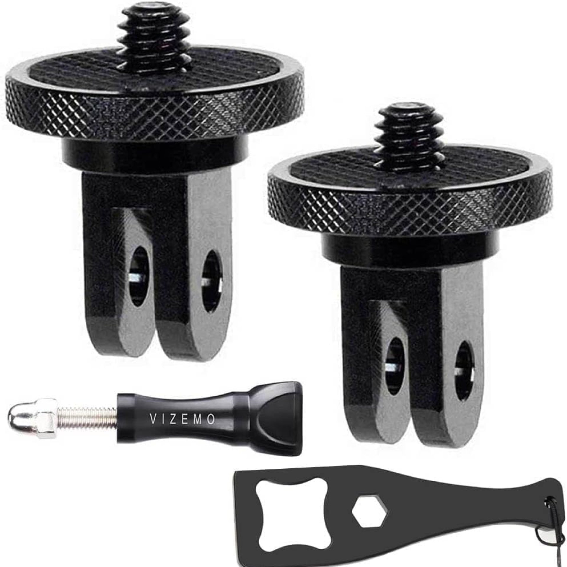 Aluminum Camera Tripod Adapter 1/4″-20 Conversion Mounts Compatible with Gopro Action Cameras Insta360 and Other Standard 1/4 Accessories, Quarter Inch Mount for GoPro Ecosystem Aluminum Camera Tripod Adapter 1/4″-20 Conversion Mounts Compatible with Gopro Action Cameras Insta360 and Other Standard 1/4 Accessories, Quarter Inch Mount for GoPro Ecosystem