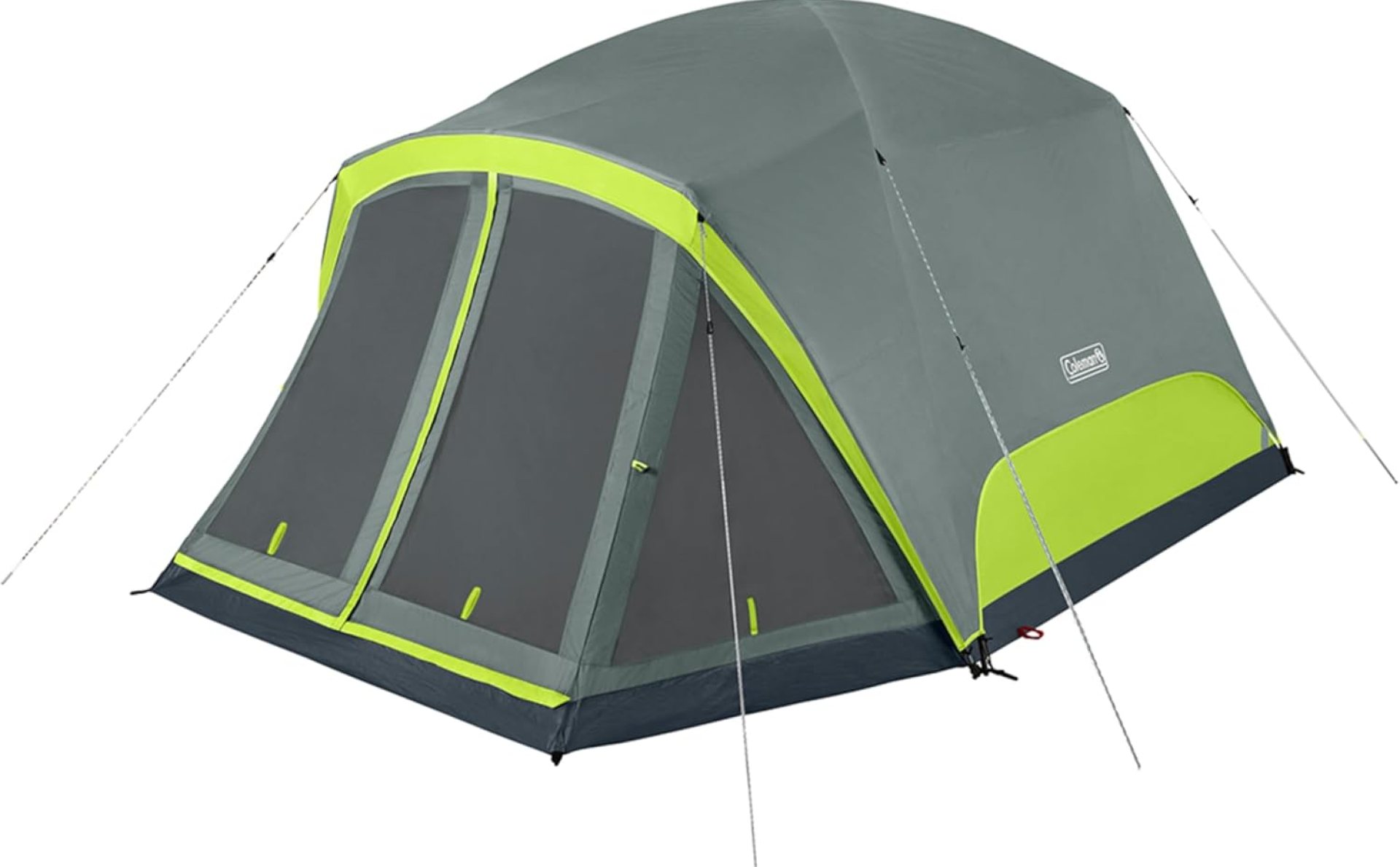 Coleman Skydome Tent with Screen Room & 5-Minute Setup, Weatherproof 4/6/8 Person Tent with Screened Porch, Included Rainfly & Carry Bag, Made of PFAS-Free Materials Coleman Skydome Tent with Screen Room & 5-Minute Setup, Weatherproof 4/6/8 Person Tent with Screened Porch, Included Rainfly & Carry Bag, Made of PFAS-Free Materials