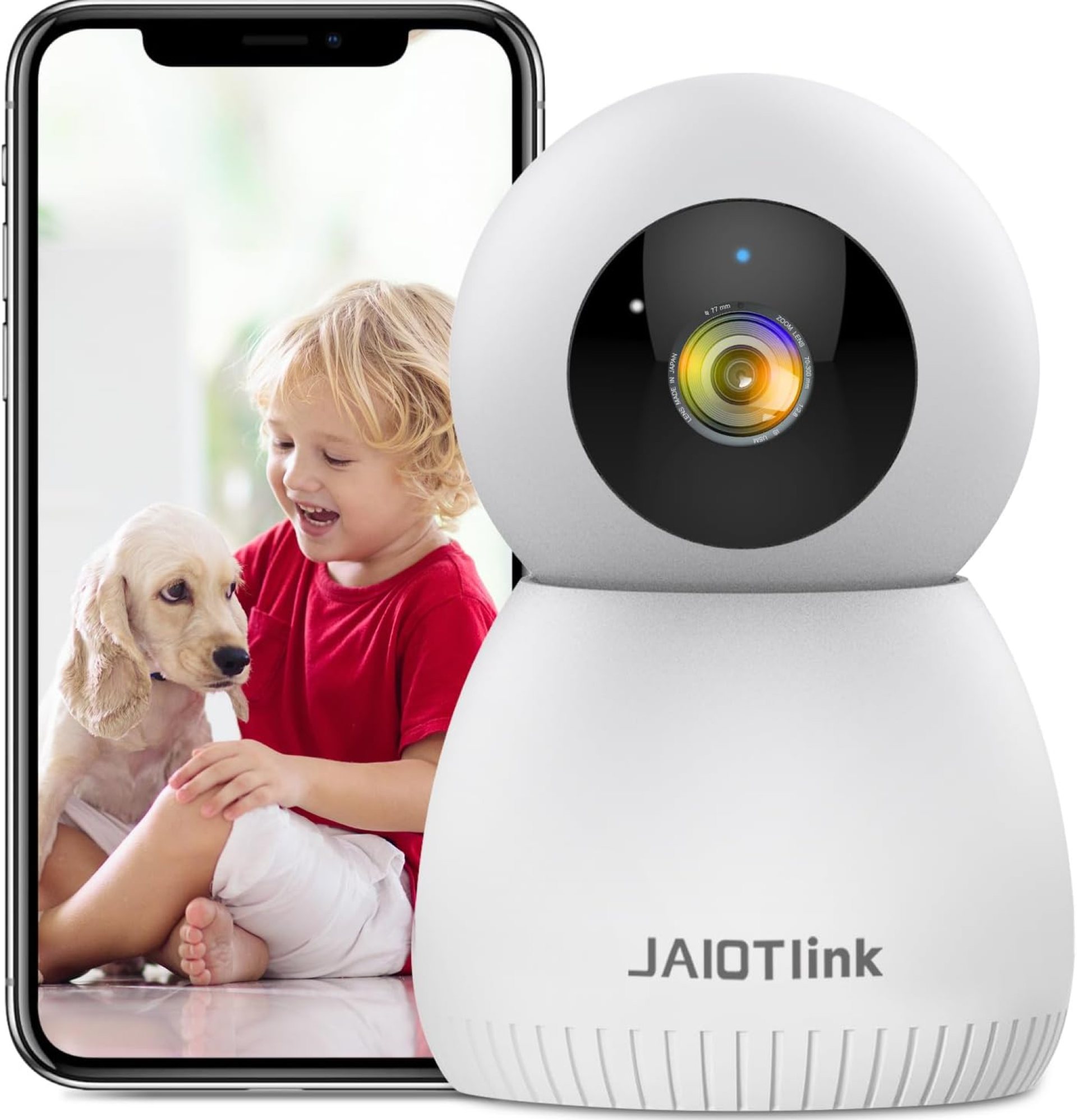 2K Indoor Camera for Home Security, 5G & 2.4G WiFi Baby/Dog/Pet Camera with Phone APP, 360° Pan&Tilt, Night Vision, Motion Detection, 2 Way Audio, SD or Cloud Storage, Work with Alexa 2K Indoor Camera for Home Security, 5G & 2.4G WiFi Baby/Dog/Pet Camera with Phone APP, 360° Pan&Tilt, Night Vision, Motion Detection, 2 Way Audio, SD or Cloud Storage, Work with Alexa