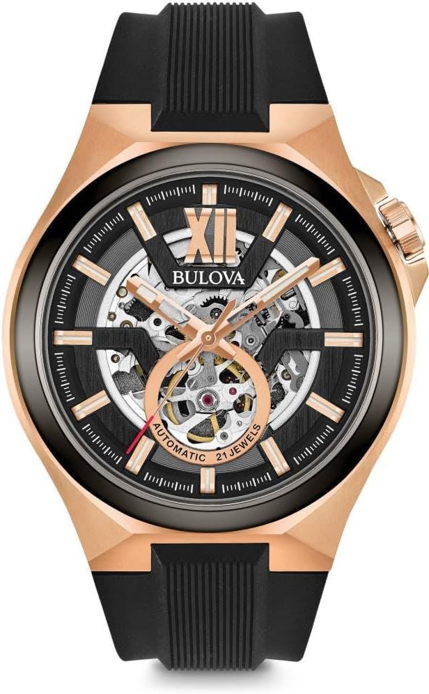 Bulova Men’s Classic Maquina Automatic Open Aperture Watch Bulova Men’s Classic Maquina Automatic Open Aperture Watch