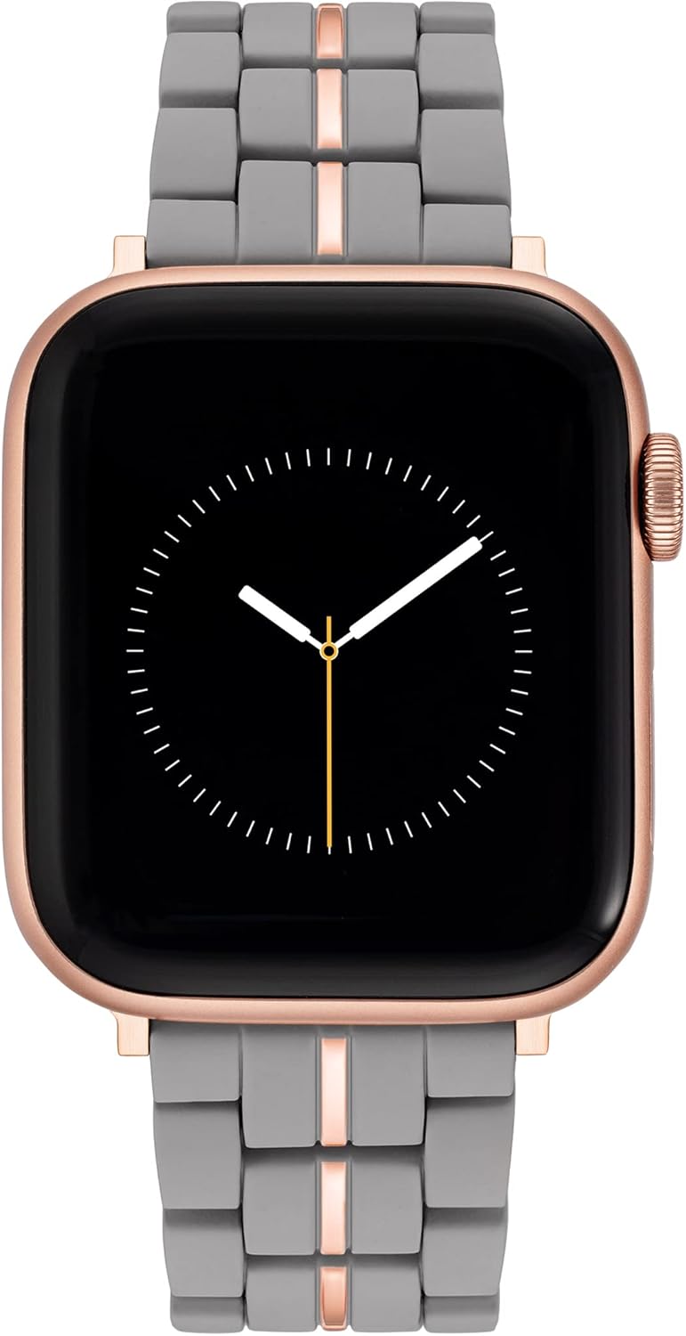 NINE WEST Fashion Rubberized Bracelet for Apple Watch Secure, Adjustable NINE WEST Fashion Rubberized Bracelet for Apple Watch Secure, Adjustable