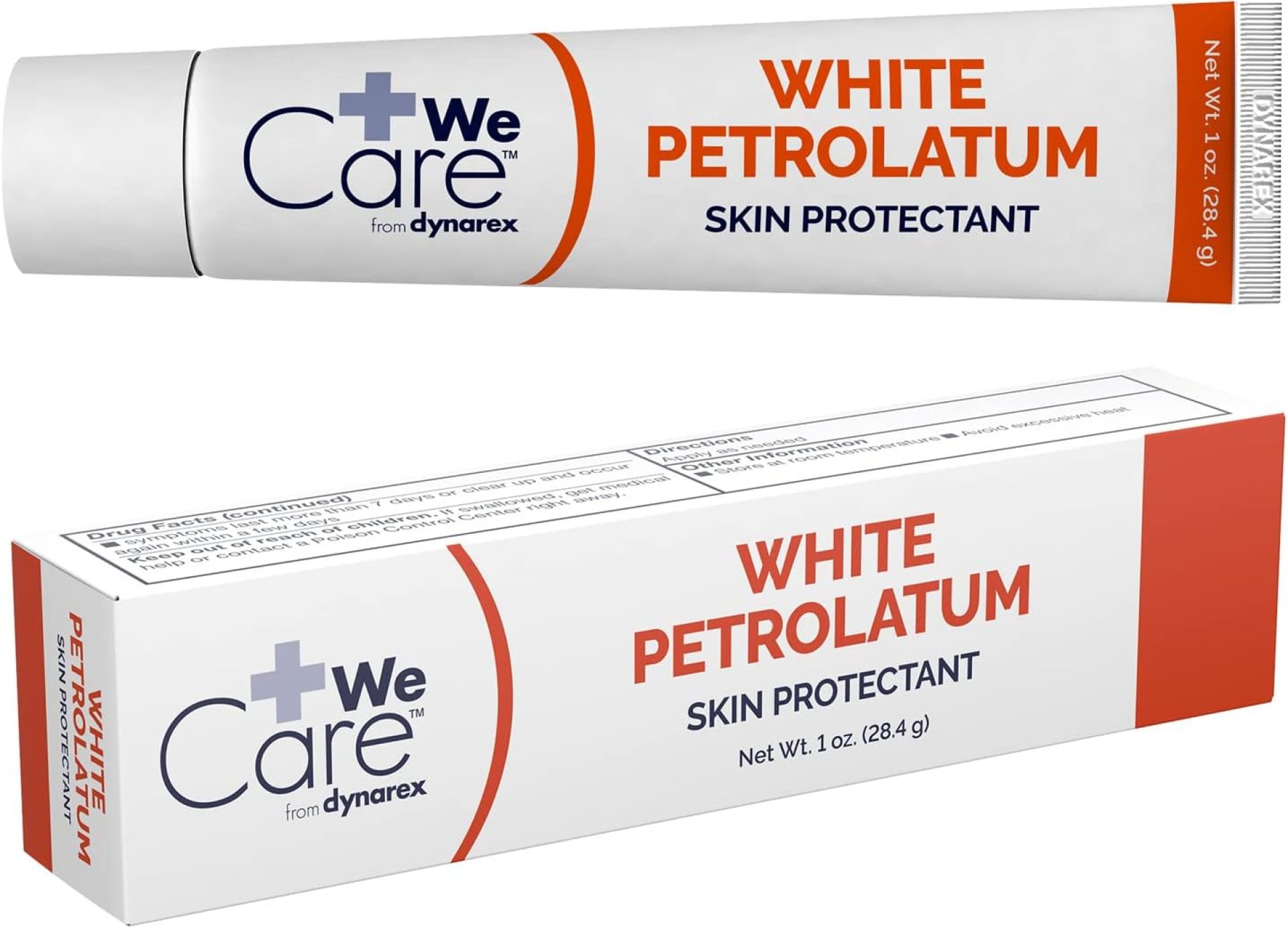 Dynarex White Petrolatum, Petroleum Jelly for Dry, Damaged or Cracked Skin, Soothing White Petroleum Jelly for Minor Skin Irritations, 1 oz. Tubes, 1 Petroleum Jelly Tube Dynarex White Petrolatum, Petroleum Jelly for Dry, Damaged or Cracked Skin, Soothing White Petroleum Jelly for Minor Skin Irritations, 1 oz. Tubes, 1 Petroleum Jelly Tube