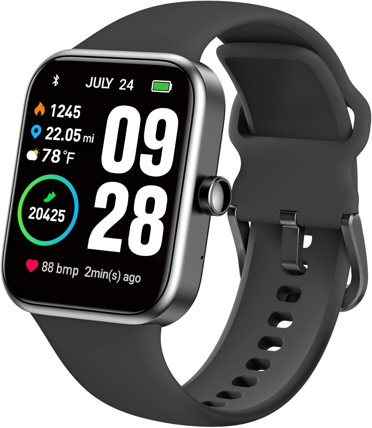 TOZO S2 44mm Smart Watch Alexa Built-in Fitness Tracker with Heart Rate and Blood Oxygen Monitor, Sleep Analyzer 5ATM Waterproof HD Touchscreen for Men Women Compatible with iPhone&Android Black TOZO S2 44mm Smart Watch Alexa Built-in Fitness Tracker with Heart Rate and Blood Oxygen Monitor, Sleep Analyzer 5ATM Waterproof HD Touchscreen for Men Women Compatible with iPhone&Android Black
