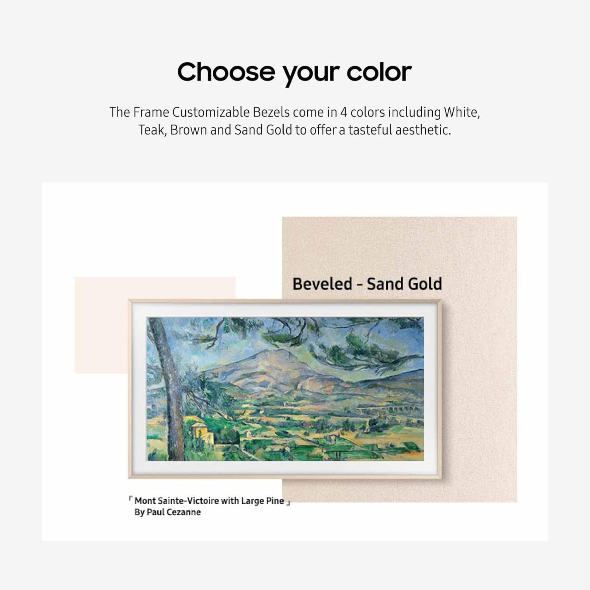 SAMSUNG 85-Inch Class QLED 4K LS03D The Frame Series Quantum HDR Smart TV (QN85LS03D, 2024 Model) + Free Sand Gold Bezel Value 9- VGSCFC85SGM SAMSUNG 85-Inch Class QLED 4K LS03D The Frame Series Quantum HDR Smart TV (QN85LS03D, 2024 Model) + Free Sand Gold Bezel Value 9- VGSCFC85SGM