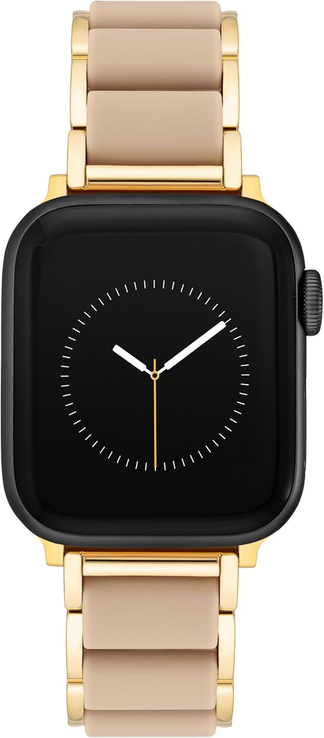 Anne Klein Rubberized Fashion Bracelet for Apple Watch, Secure, Adjustable, Apple Watch Replacement Band, Fits Most Wrists Anne Klein Rubberized Fashion Bracelet for Apple Watch, Secure, Adjustable, Apple Watch Replacement Band, Fits Most Wrists