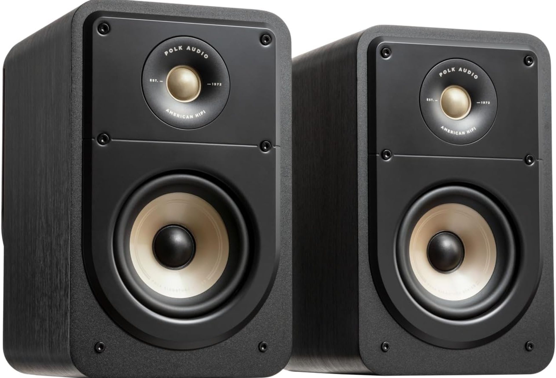 Polk Signature Elite ES15 Bookshelf Speaker – Hi-Res Audio Certified, Dolby Atmos & DTS:X Compatible, 1″ Tweeter & 5.25″ Woofer, Power Port Technology for Effortless Bass (Pair, Stunning Black) Polk Signature Elite ES15 Bookshelf Speaker – Hi-Res Audio Certified, Dolby Atmos & DTS:X Compatible, 1″ Tweeter & 5.25″ Woofer, Power Port Technology for Effortless Bass (Pair, Stunning Black)
