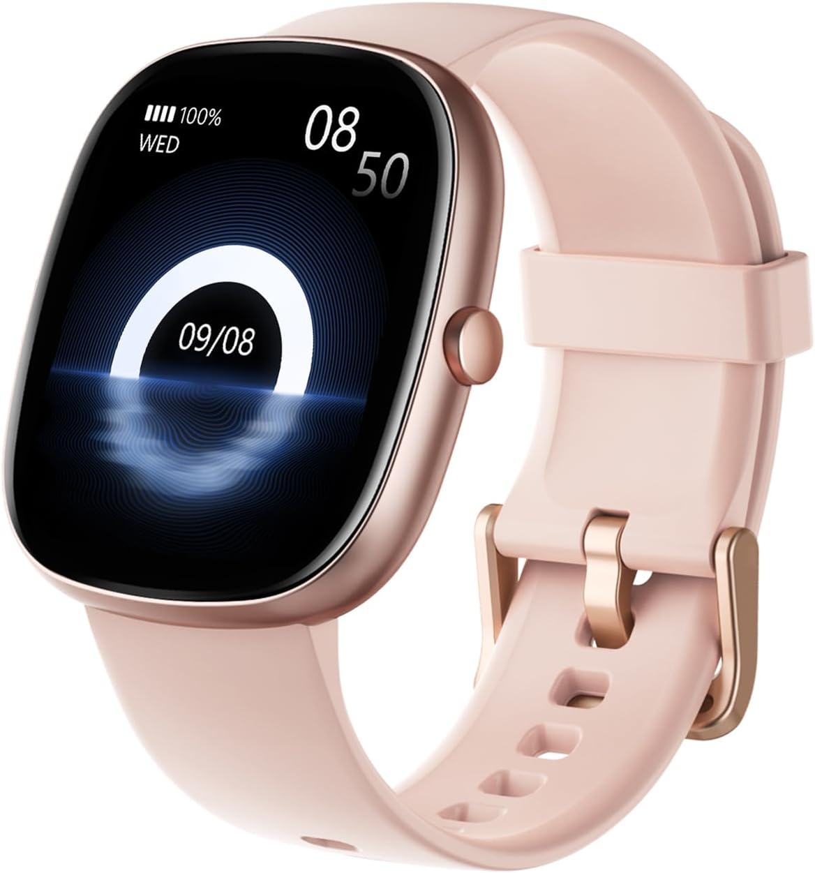 HUAKUA Smart Watches for Women Men (Answer/Make Calls), 1,85″ HD Smart Watch for iPhone/Android Phones, Fitness Tracker with 100+ Sport Heart Rate/Sleep Monitor Pedometer IP68 Waterproof (Pink) HUAKUA Smart Watches for Women Men (Answer/Make Calls), 1,85″ HD Smart Watch for iPhone/Android Phones, Fitness Tracker with 100+ Sport Heart Rate/Sleep Monitor Pedometer IP68 Waterproof (Pink)