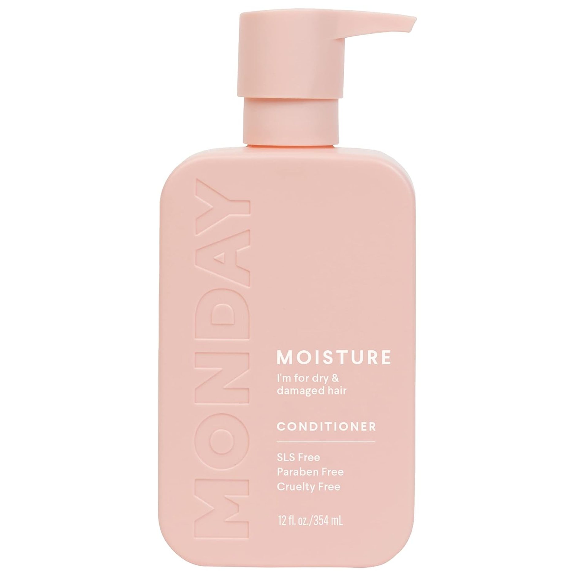 MONDAY HAIRCARE Moisture Conditioner 12oz for Dry, Coarse, Stressed, Coily and Curly Hair, Made from Coconut Oil, Rice Protein, Shea Butter, & Vitamin E, 100% Recyclable Bottles (350ml) (10434) MONDAY HAIRCARE Moisture Conditioner 12oz for Dry, Coarse, Stressed, Coily and Curly Hair, Made from Coconut Oil, Rice Protein, Shea Butter, & Vitamin E, 100% Recyclable Bottles (350ml) (10434)