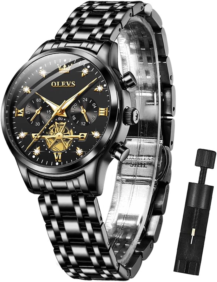 OLEVS Womens Watches Fashion Luxury Diamond Ladies Wrist Watch Stainless Steel Waterproof Luminous OLEVS Womens Watches Fashion Luxury Diamond Ladies Wrist Watch Stainless Steel Waterproof Luminous