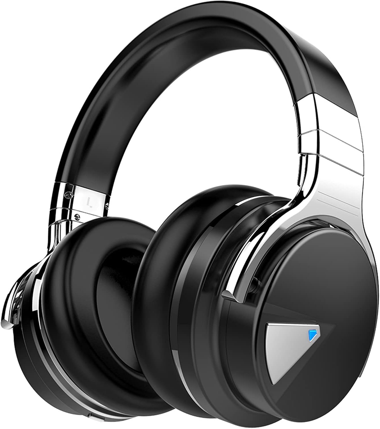 Silensys E7 Active Noise Cancelling Headphones Bluetooth Headphones with Microphone Deep Bass Wireless Headphones Over Ear, Comfortable Protein Earpads, 30 Hours Playtime for Travel/Work, Black Silensys E7 Active Noise Cancelling Headphones Bluetooth Headphones with Microphone Deep Bass Wireless Headphones Over Ear, Comfortable Protein Earpads, 30 Hours Playtime for Travel/Work, Black