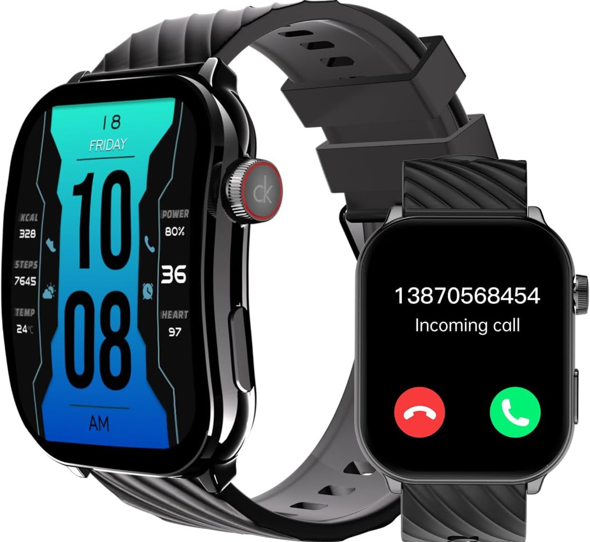 Smart Watch (Answer/Make Calls), 2.1″ Curved AMOLED Screen Smartwatch for Men Women 100+ Sport Modes Fitness Watchs with Blood Oxygen/Sleep/Heart Rate Monitor, Smartwatch for Android & iPhone Smart Watch (Answer/Make Calls), 2.1″ Curved AMOLED Screen Smartwatch for Men Women 100+ Sport Modes Fitness Watchs with Blood Oxygen/Sleep/Heart Rate Monitor, Smartwatch for Android & iPhone