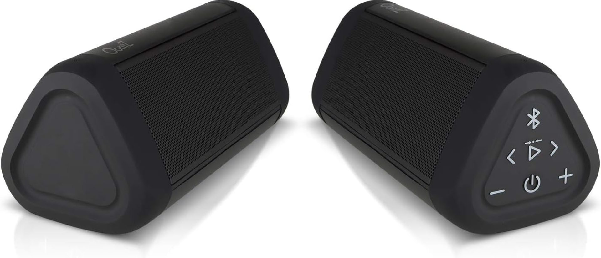 OontZ Ultra Dual Portable Bluetooth Speaker 5.0 2-Pack – IPX7 Waterproof, 14W Enhanced Sound, 20-Hr Battery, 100ft Range, Deep Bass and Clear Audio, Durable Shower Speakers for Pool or Beach (Black) OontZ Ultra Dual Portable Bluetooth Speaker 5.0 2-Pack – IPX7 Waterproof, 14W Enhanced Sound, 20-Hr Battery, 100ft Range, Deep Bass and Clear Audio, Durable Shower Speakers for Pool or Beach (Black)
