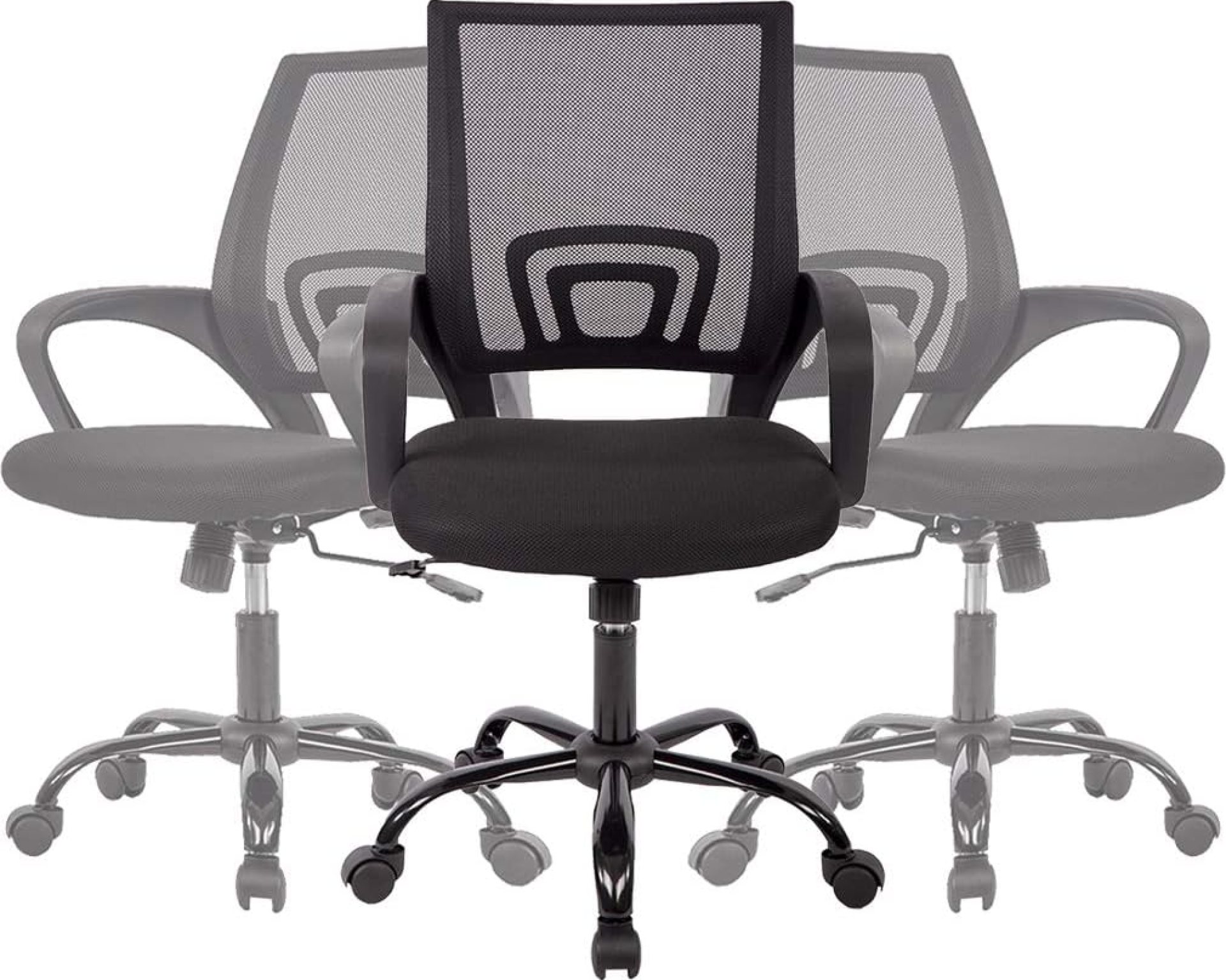 BestOffice Office Chair Desk Chair Mesh Computer Chair Back Support Modern Executive Adjustable Arms Rolling Swivel Chair for Women, Men(3 Pack) BestOffice Office Chair Desk Chair Mesh Computer Chair Back Support Modern Executive Adjustable Arms Rolling Swivel Chair for Women, Men(3 Pack)