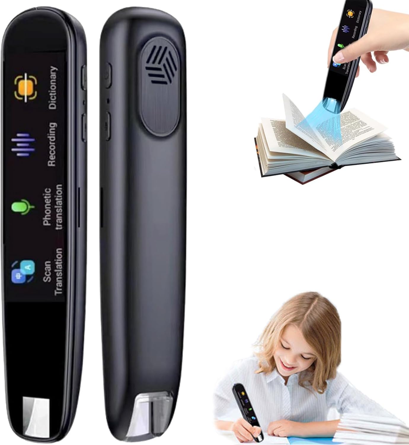 Lexipen Scanning Translation Pen, Lexipen Scanning Translation Pen for Students, 112 Language Translator Device with Touch Screen, Multipurpose Language Translator Pen (Black) Lexipen Scanning Translation Pen, Lexipen Scanning Translation Pen for Students, 112 Language Translator Device with Touch Screen, Multipurpose Language Translator Pen (Black)