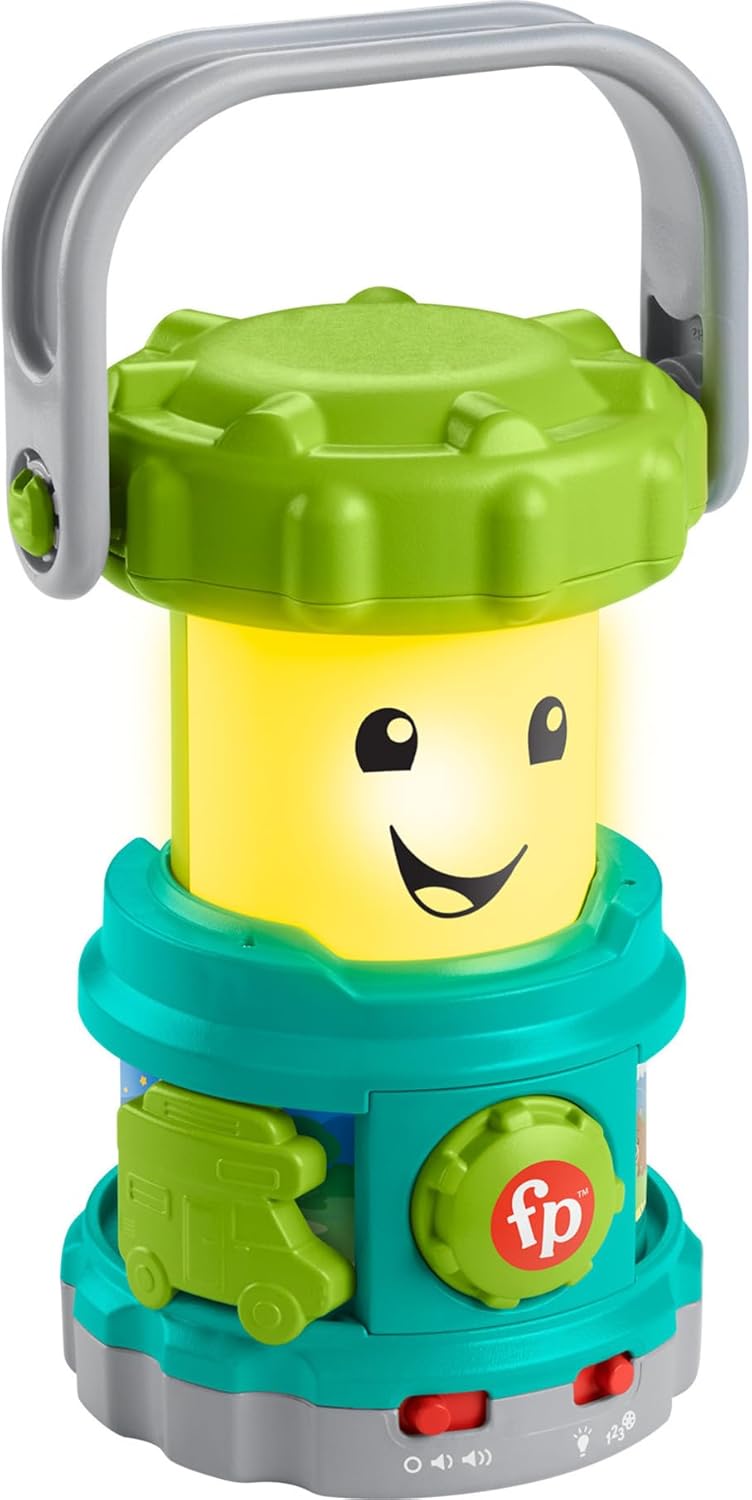 Fisher-Price Baby Learning Toy Laugh & Learn Camping Fun Lantern, Pretend Camping Gear with Lights & Music for Infants Ages 6+ Months Fisher-Price Baby Learning Toy Laugh & Learn Camping Fun Lantern, Pretend Camping Gear with Lights & Music for Infants Ages 6+ Months