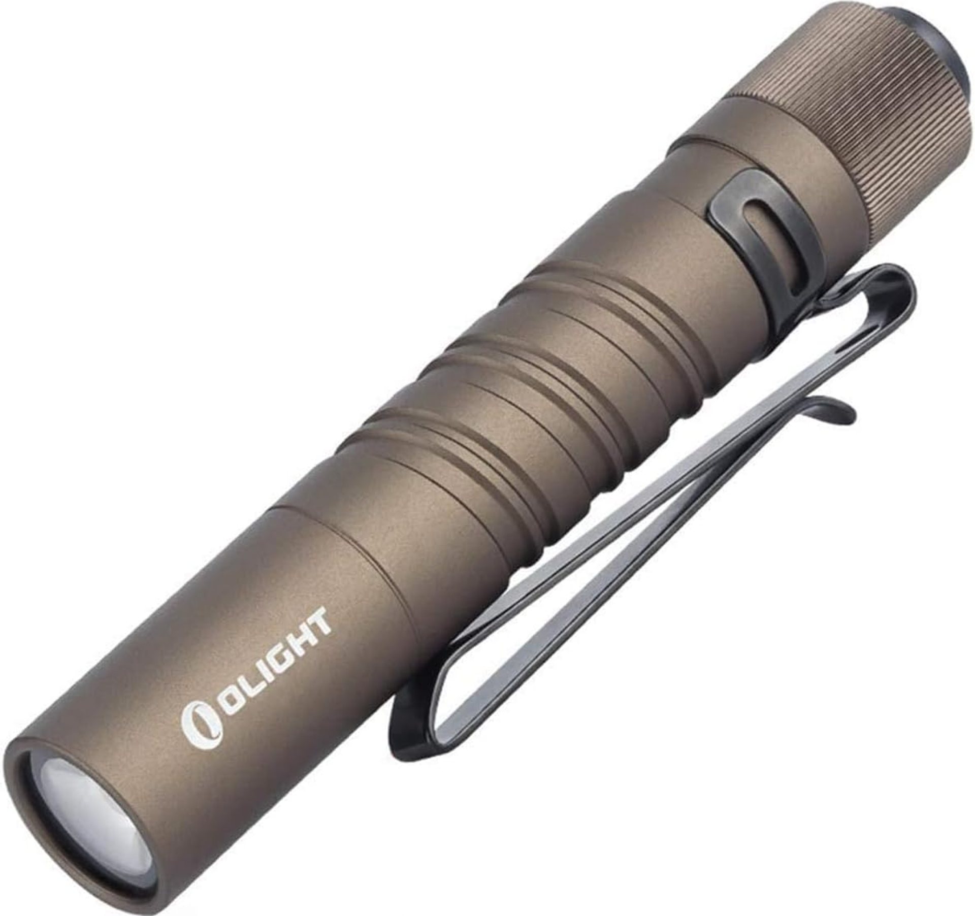 OLIGHT I3T EOS 180 Lumens Dual-Output Slim EDC Flashlight for Camping and Hiking, Tail Switch Flash Light with AAA Battery (Desert Tan) OLIGHT I3T EOS 180 Lumens Dual-Output Slim EDC Flashlight for Camping and Hiking, Tail Switch Flash Light with AAA Battery (Desert Tan)