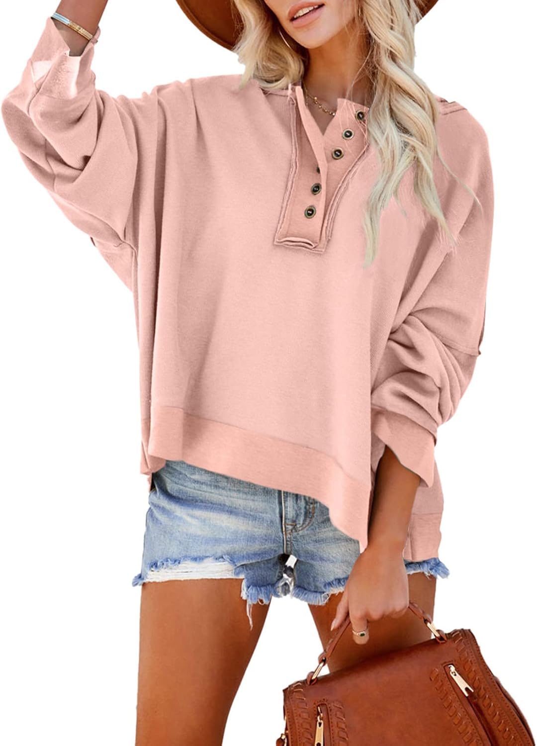 Dokotoo Hoodies for Women 2024 Fashion Fall V Neck Button Down Long Sleeve Hooded Sweatshirts Tops Dokotoo Hoodies for Women 2024 Fashion Fall V Neck Button Down Long Sleeve Hooded Sweatshirts Tops