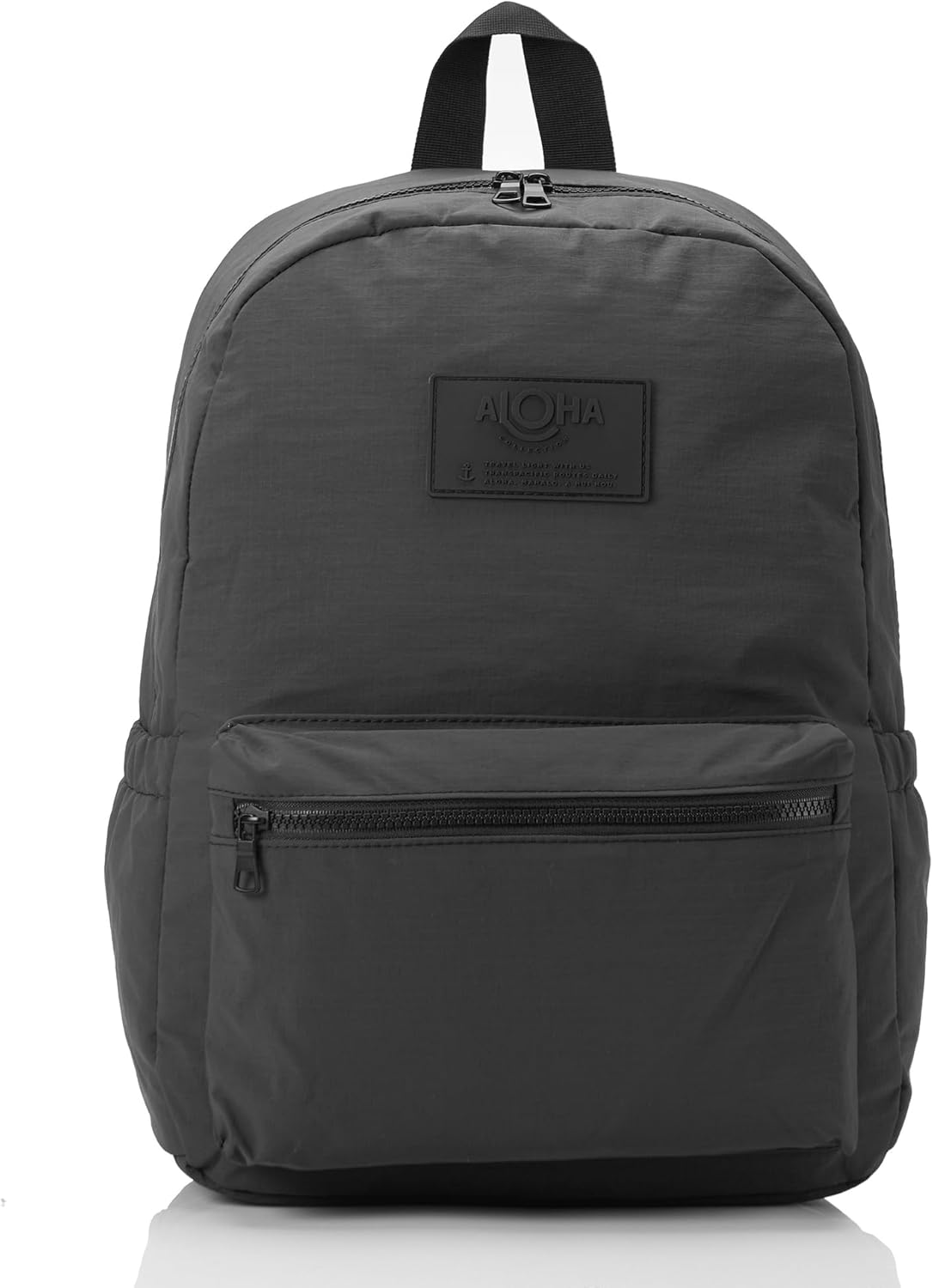 ALOHA Collection Keep It Light Nylon Backpack – Lightweight, Comfortable, Water-Resistant Carry On Backpack-Padded Laptop Sleeve + Side Pockets. Trolley Sleeve for Easy Travel in Black ALOHA Collection Keep It Light Nylon Backpack – Lightweight, Comfortable, Water-Resistant Carry On Backpack-Padded Laptop Sleeve + Side Pockets. Trolley Sleeve for Easy Travel in Black
