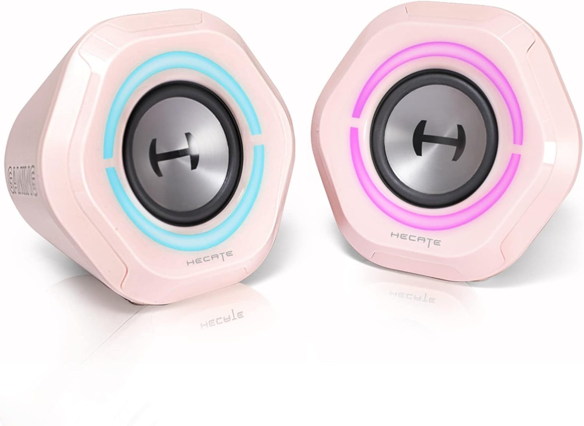 Edifier G1000 Computer Speakers: Real 10w Computer Speakers for Desktop – Loud Gaming Speakers for PC with Controllable RGB – Bluetooth 5.3 PC Speakers USB/3.5mm AUX Inputs for Room and Garage (Pink) Edifier G1000 Computer Speakers: Real 10w Computer Speakers for Desktop – Loud Gaming Speakers for PC with Controllable RGB – Bluetooth 5.3 PC Speakers USB/3.5mm AUX Inputs for Room and Garage (Pink)