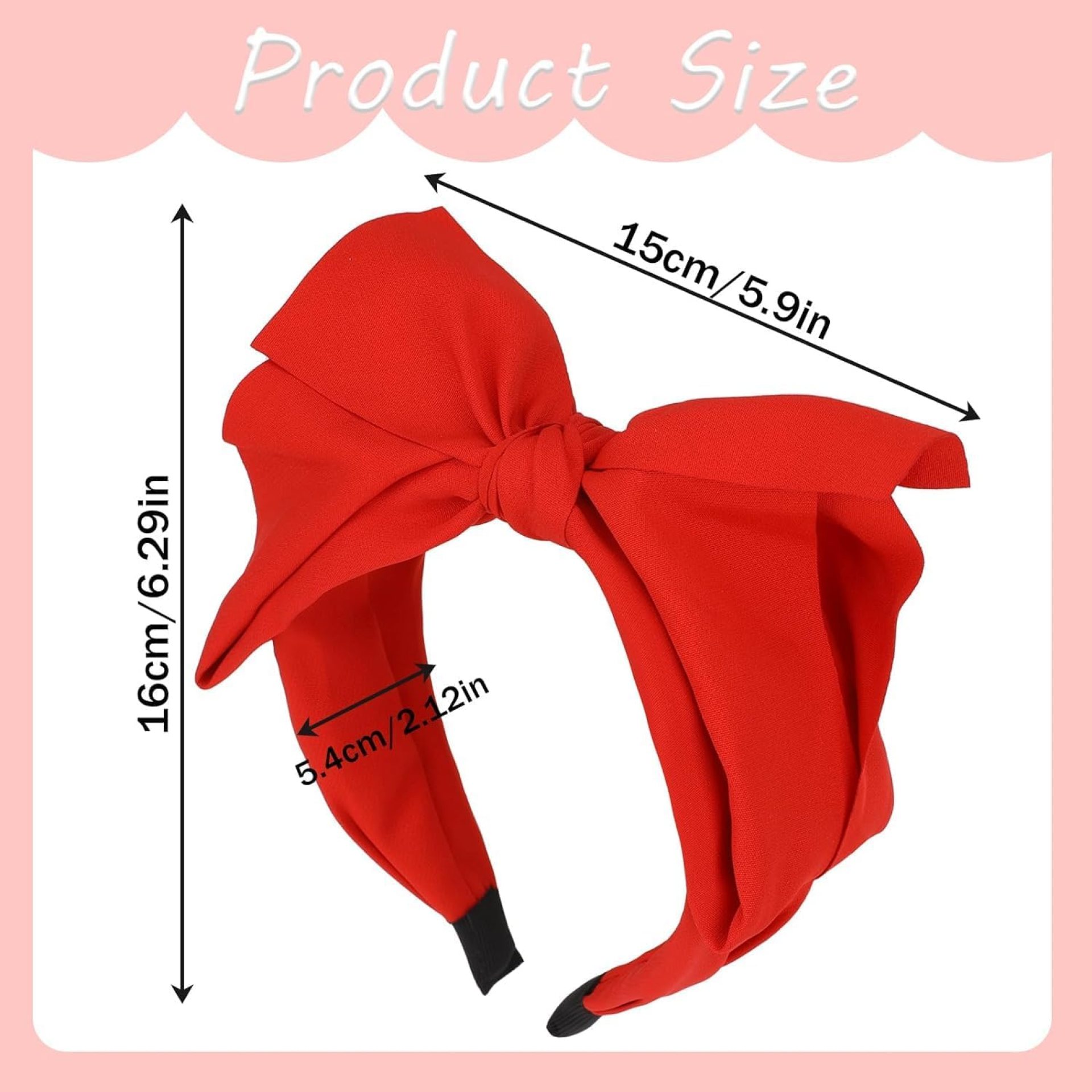 Red Women’s Bowknot Headband Women’s Fashion Headbands with Double Layer Bow Hair Care Accessories Headbands Hair Care Red Women’s Bowknot Headband Women’s Fashion Headbands with Double Layer Bow Hair Care Accessories Headbands Hair Care