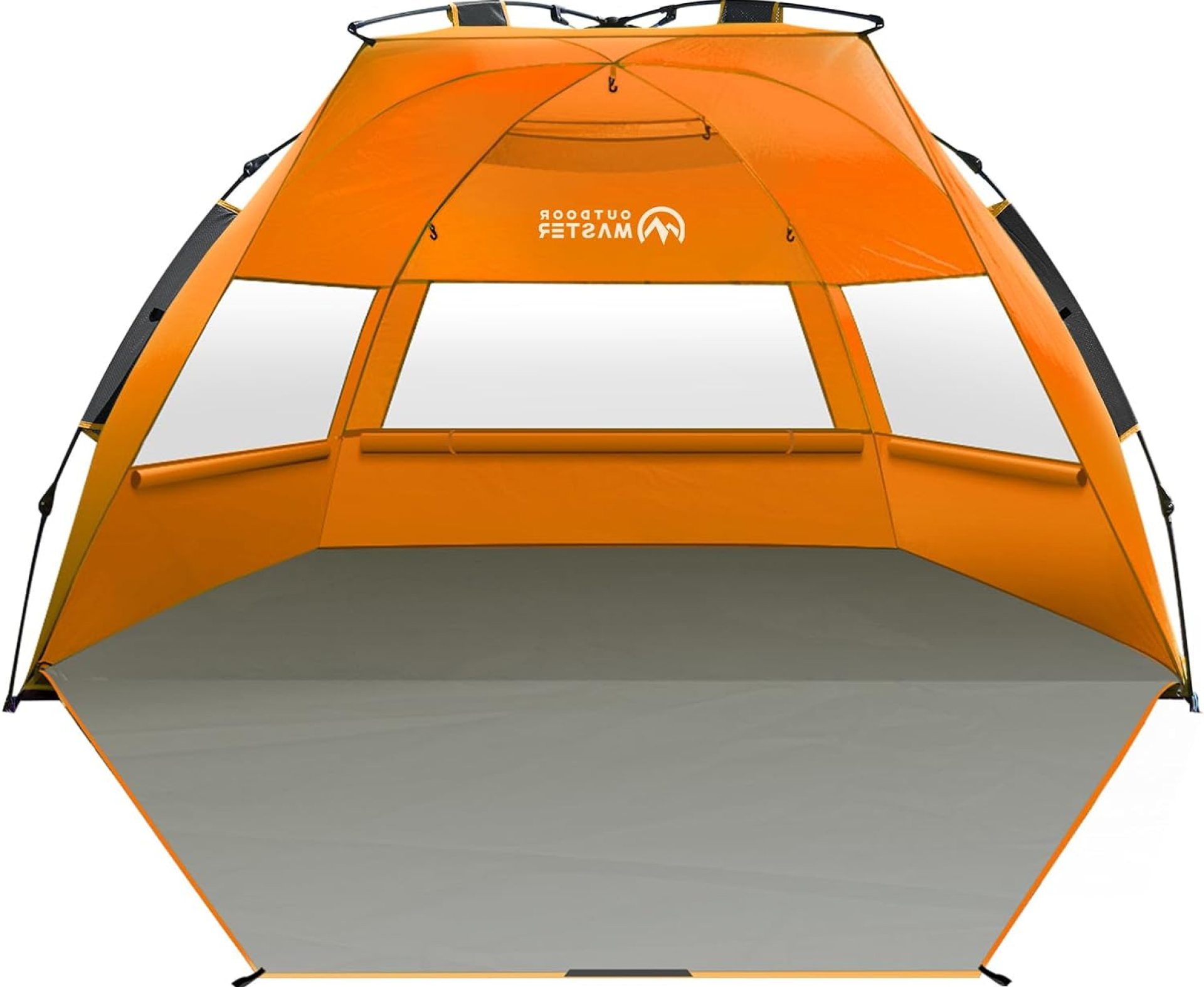 OutdoorMaster Beach Tent for 3-4 Person – Easy Setup and Portable Beach Shade Sun Shelter Canopy with UPF 50+ UV Protection Removable Skylight Family Size OutdoorMaster Beach Tent for 3-4 Person – Easy Setup and Portable Beach Shade Sun Shelter Canopy with UPF 50+ UV Protection Removable Skylight Family Size