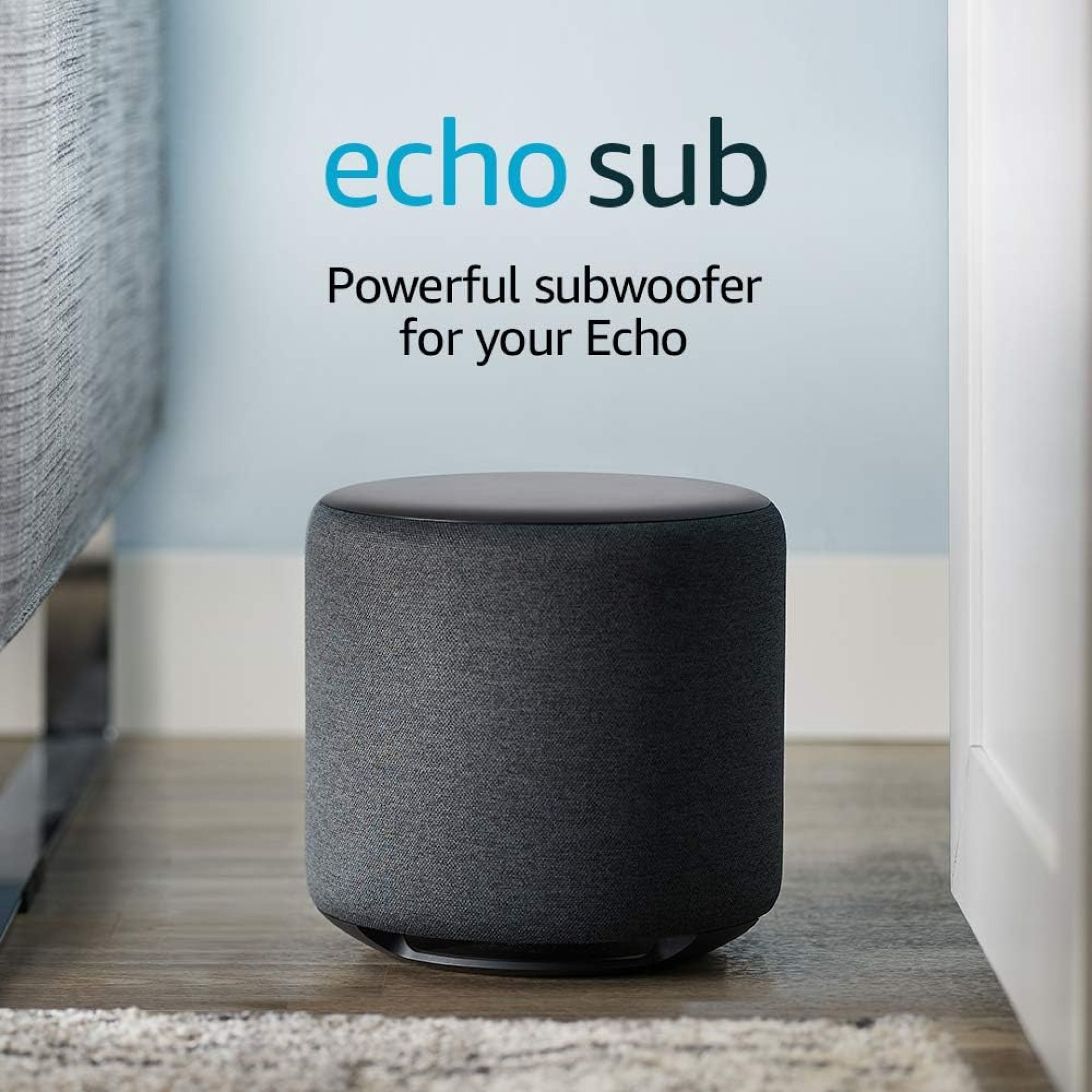 Echo Sub – Powerful subwoofer for your Echo – requires compatible Echo device Echo Sub – Powerful subwoofer for your Echo – requires compatible Echo device