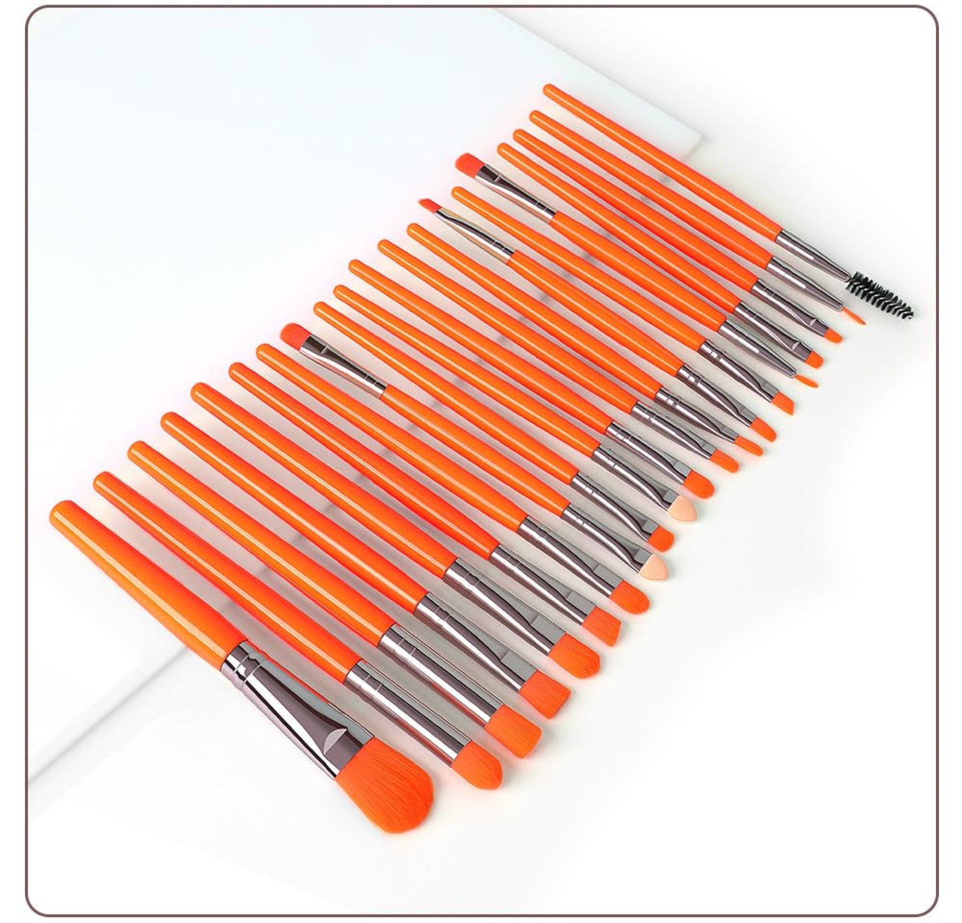 Makeup Brushes 20Pcs Makeup Brush Set Premium Synthetic Powder Foundation Contour Blush Concealer Eye Shadow Blending Liner Make Up Brush Kit (orange) Makeup Brushes 20Pcs Makeup Brush Set Premium Synthetic Powder Foundation Contour Blush Concealer Eye Shadow Blending Liner Make Up Brush Kit (orange)