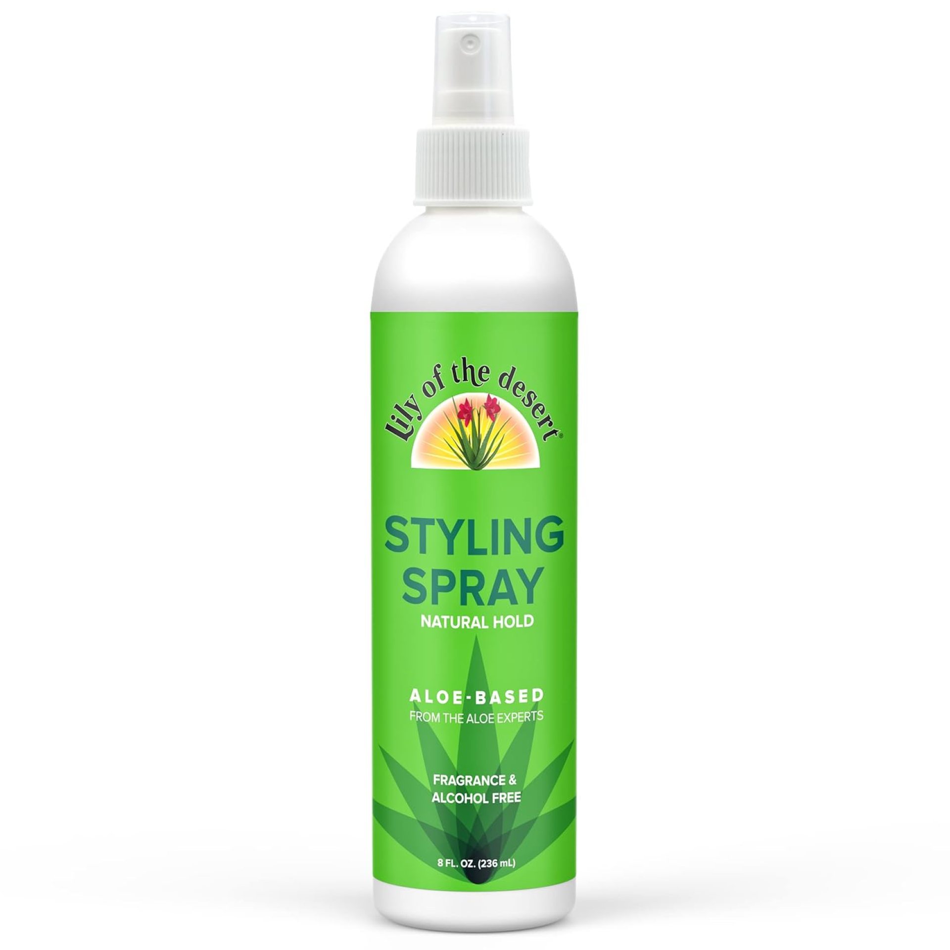 Lily Of The Desert Natural Hold Aloe Vera Hair Spray for All – Unscented, Alcohol-Free, Non-Aerosol, 8 Fl Oz Lily Of The Desert Natural Hold Aloe Vera Hair Spray for All – Unscented, Alcohol-Free, Non-Aerosol, 8 Fl Oz