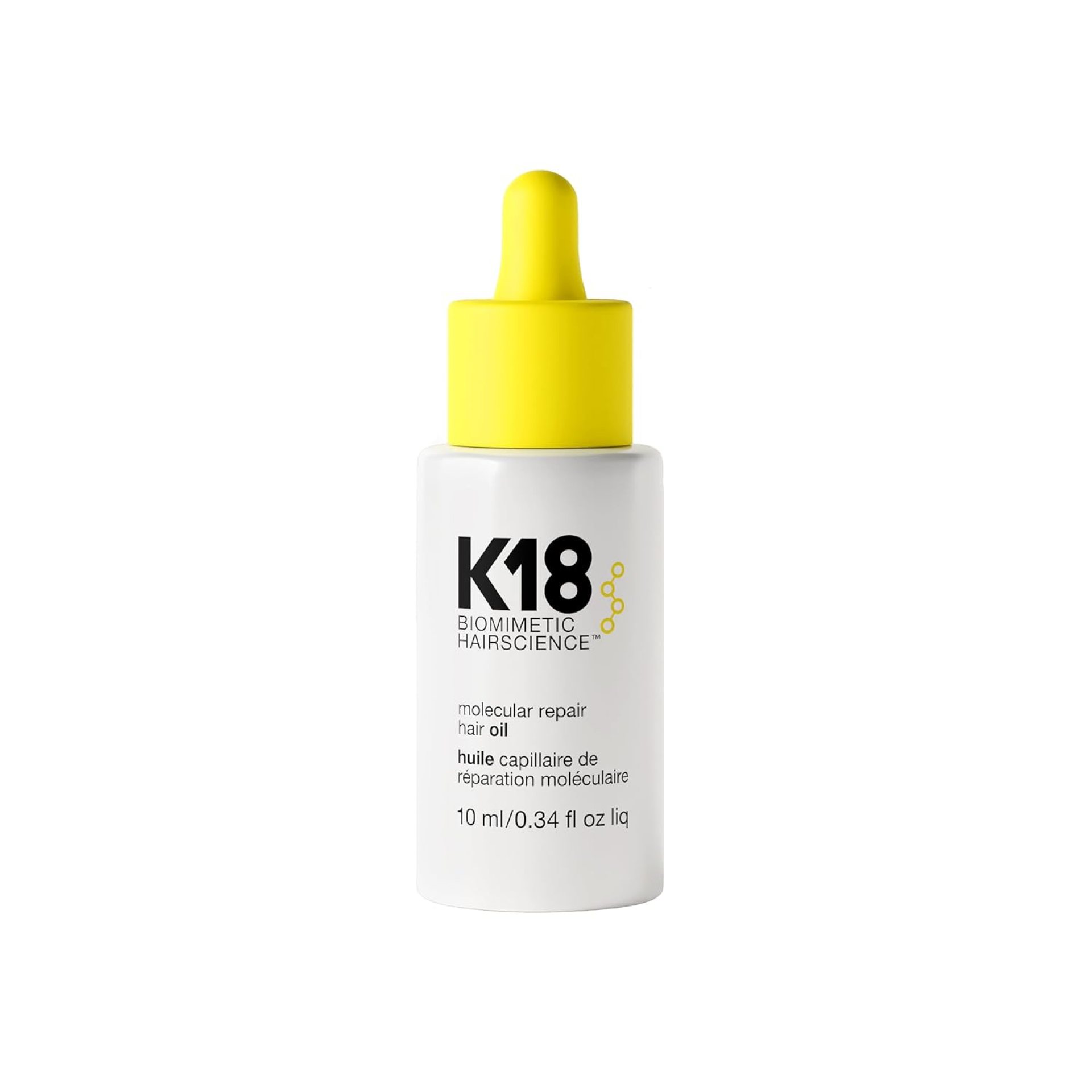 K18 Molecular Repair Hair Oil, Weightless Oil for Stronger, Healthier Hair, Suitable For All Hair Types K18 Molecular Repair Hair Oil, Weightless Oil for Stronger, Healthier Hair, Suitable For All Hair Types