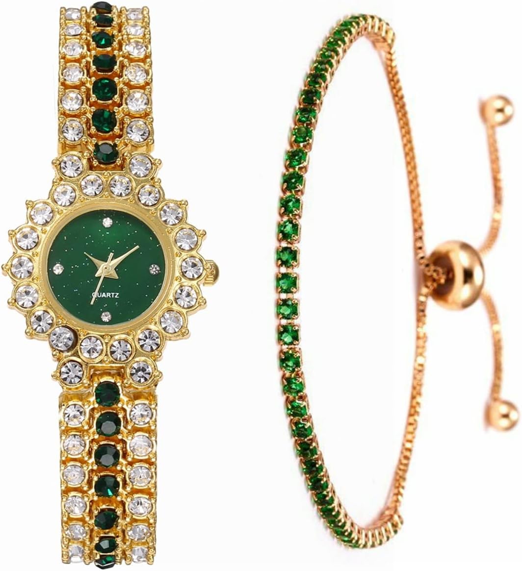 CdyBox Women Steel Belt with Diamonds Watch Quartz Bracelet Watch Set Dress Wristwatches Elegant CdyBox Women Steel Belt with Diamonds Watch Quartz Bracelet Watch Set Dress Wristwatches Elegant